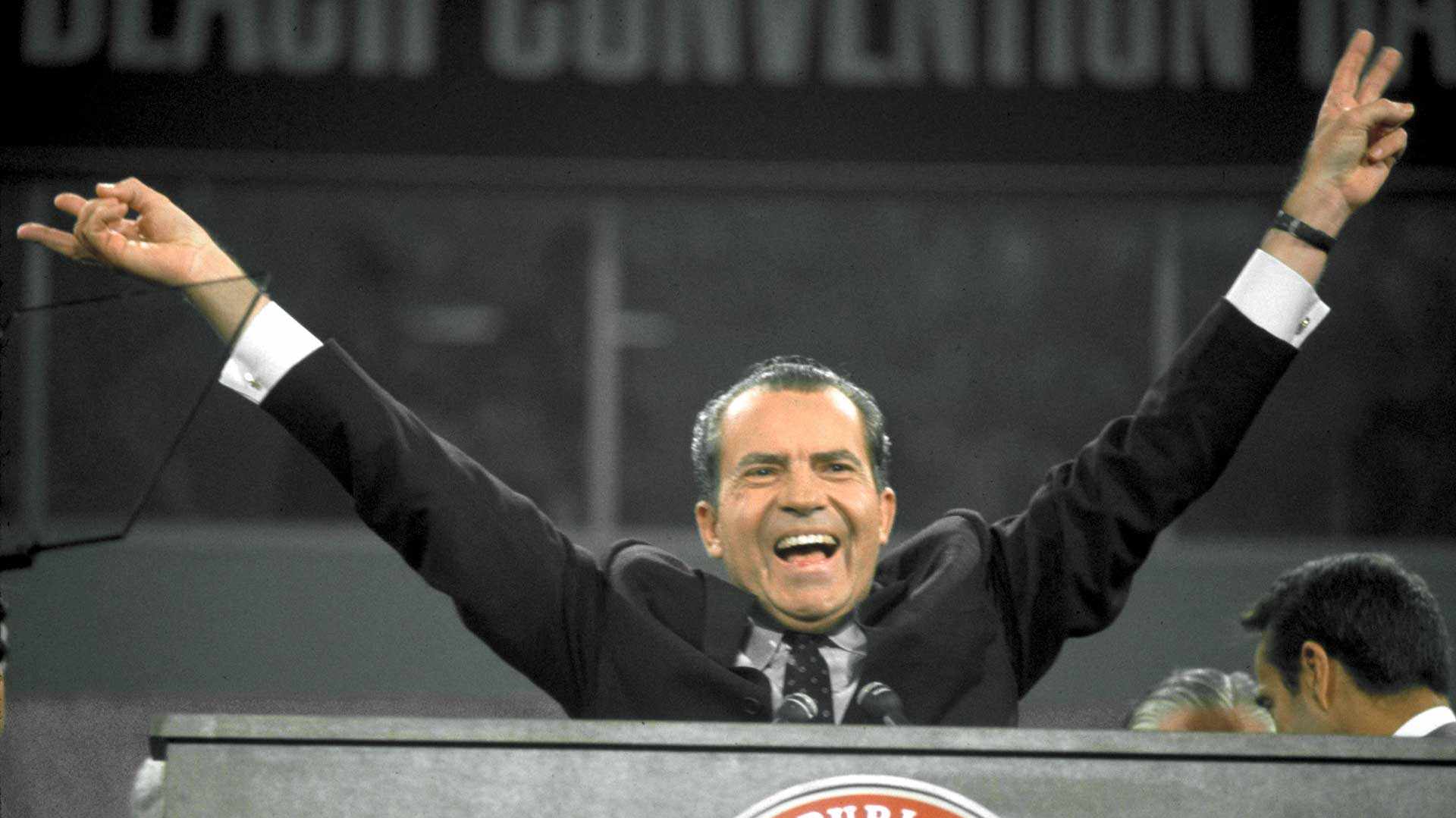 Richard Nixon at the 1968 Republican National Convention i