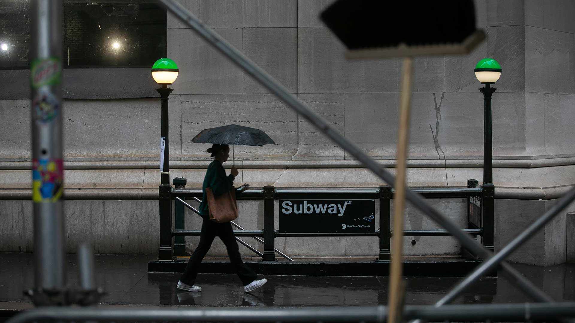 NYC subway globes.