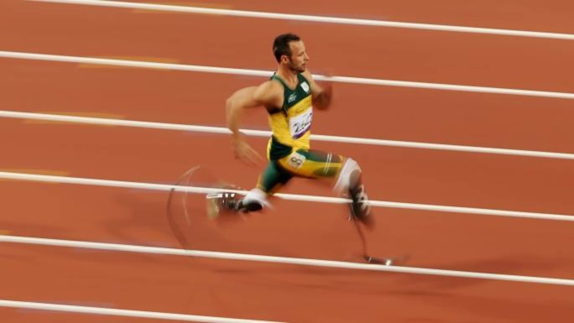 Oscar Pistorius at the London 2012 Paralympic Games. (Credit: Scott Heavey/Getty Images)