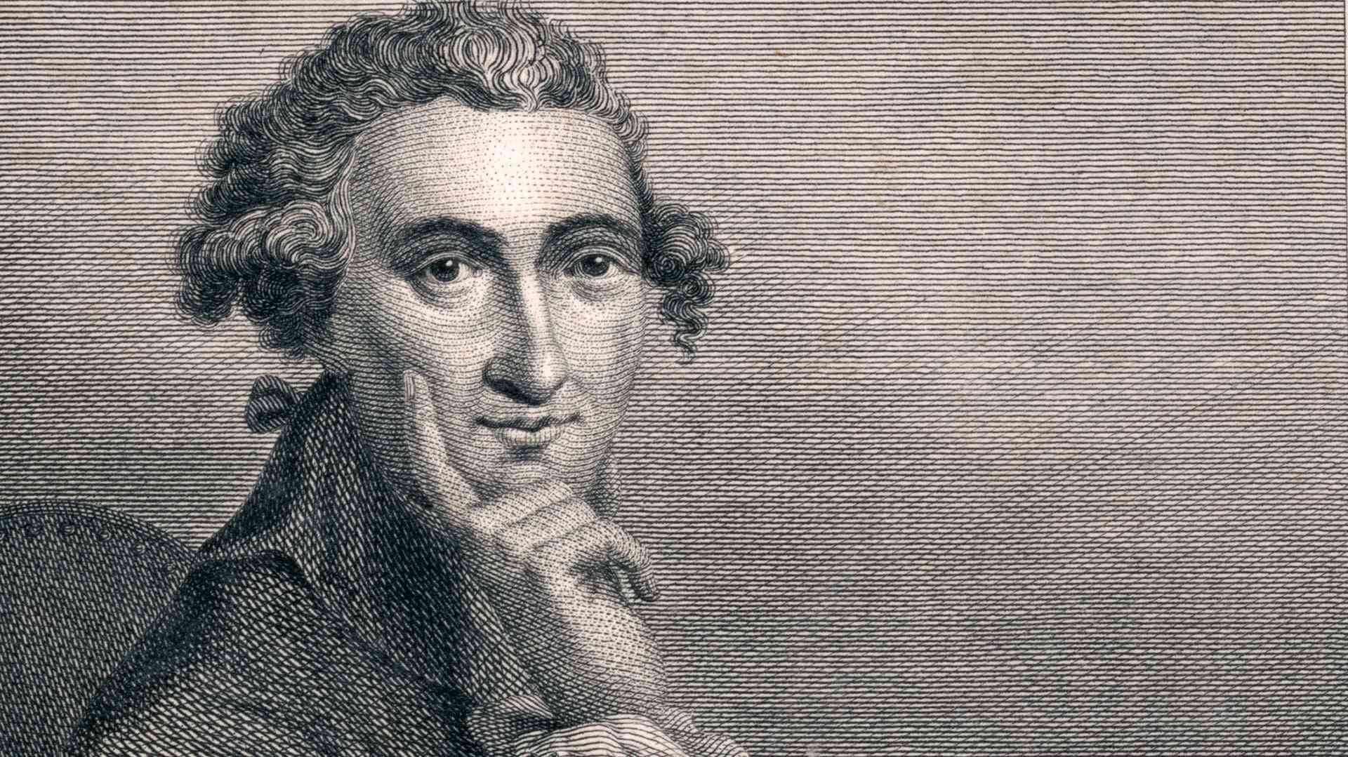 Vintage portrait of Thomas Paine (1737-1809), an English-born American political activist, philosopher, political theorist, and revolutionary whose "Common Sense" and other writings influenced the American Revolution, and helped pave the way for the Declaration of Independence.