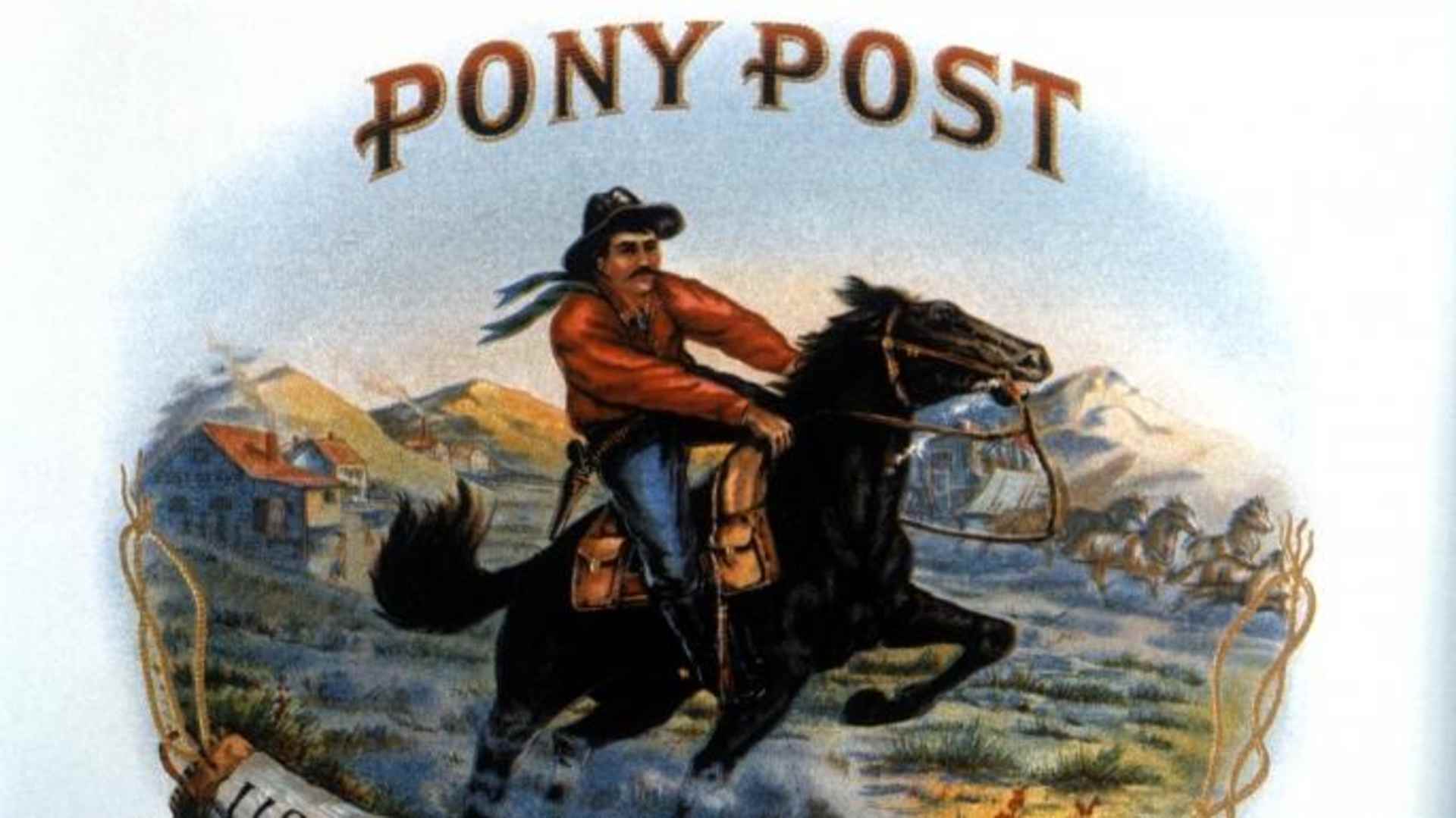 Pony Post, Lithograph. (Credit: Universal History Archive/Getty Images)