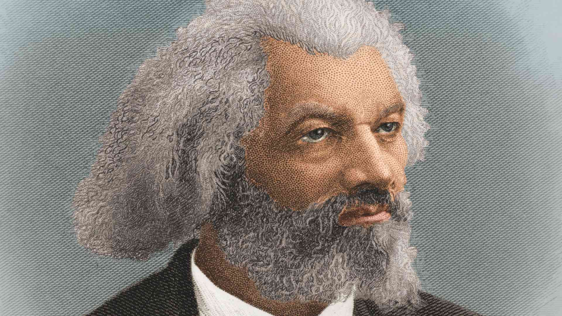 Portrait Of Frederick Douglass.