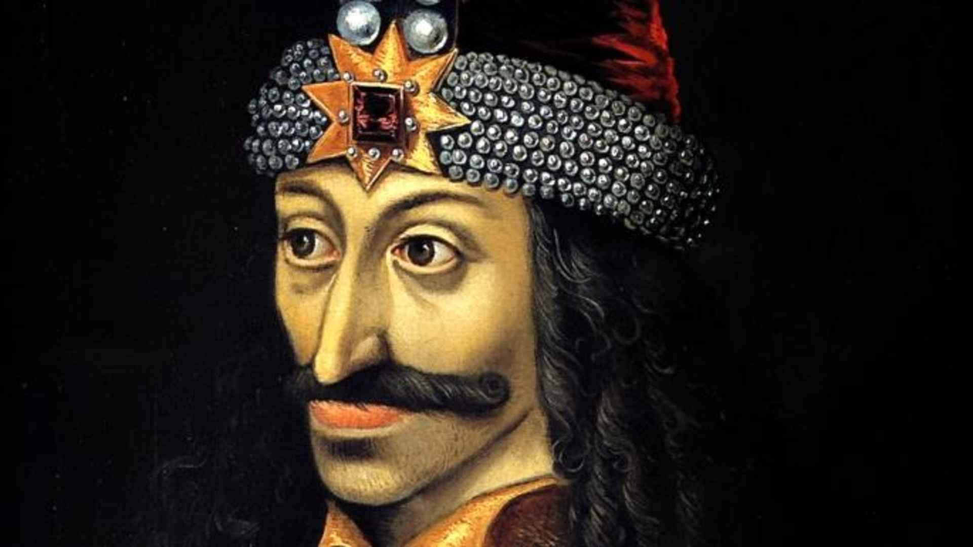 Portrait of Vlad III the Impaler, or Dracula (1431-1476) who was inspired Bram Stoker's novel Dracula, written in 1897. Anonymous painting of the 16th century. Ambras Castle, Austria. (Photo by Stefano Bianchetti/Corbis via Getty Images)