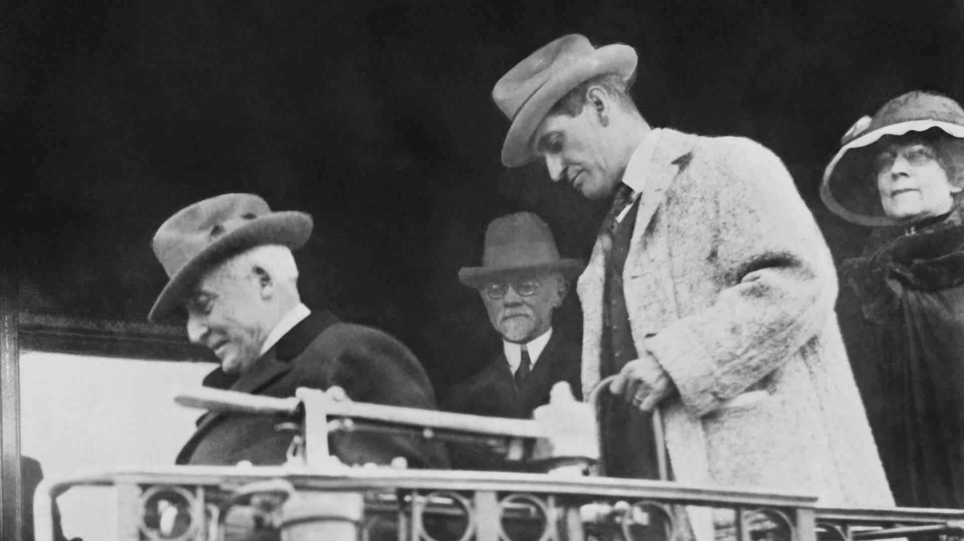 The last photograph taken of President Warren G. Harding