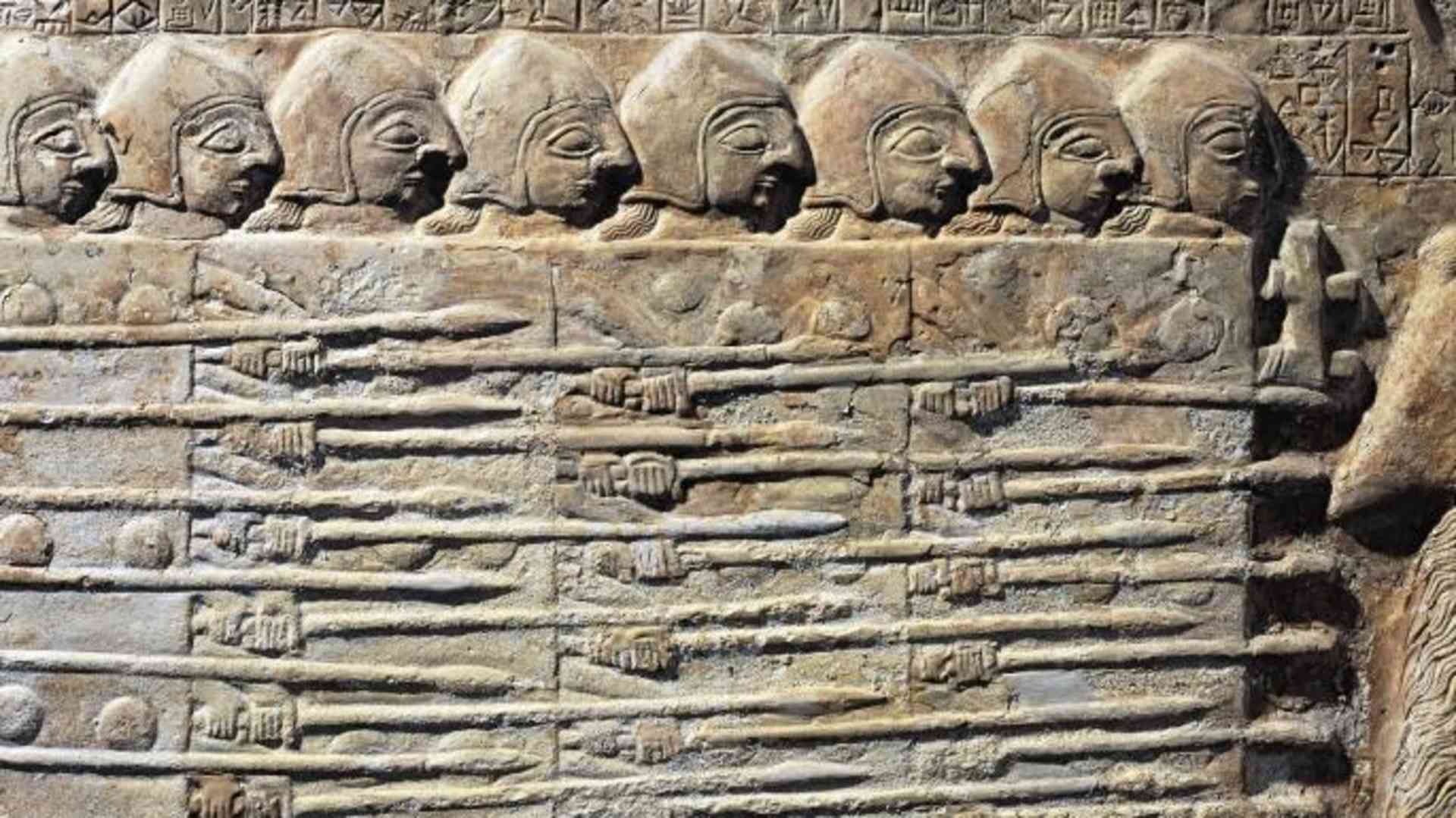 Stele of the Vultures, portraying Eannatum sovereign troops in the conquest of Umma.
