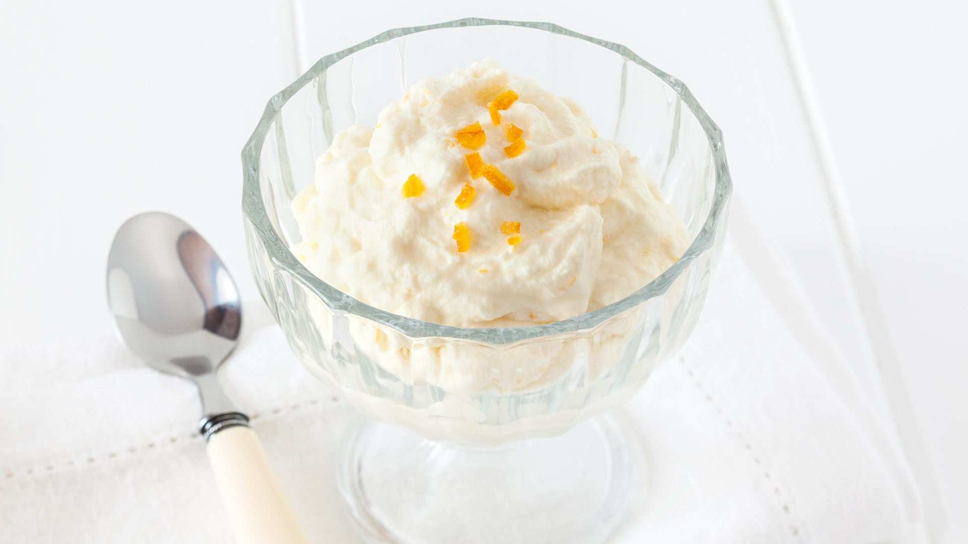 Syllabub - traditional English dessert made from whipped cream and light rum.