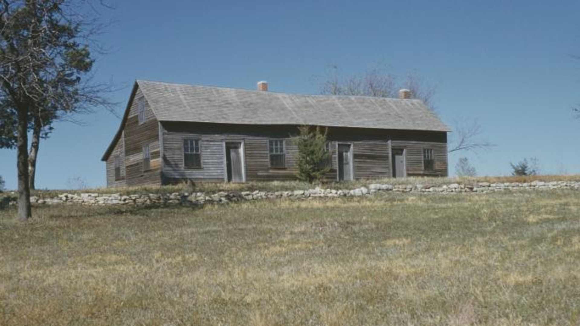 The Hollenberg Pony Express station at Hanover, Kansas. (Credit: Archive Photos/Getty Images)