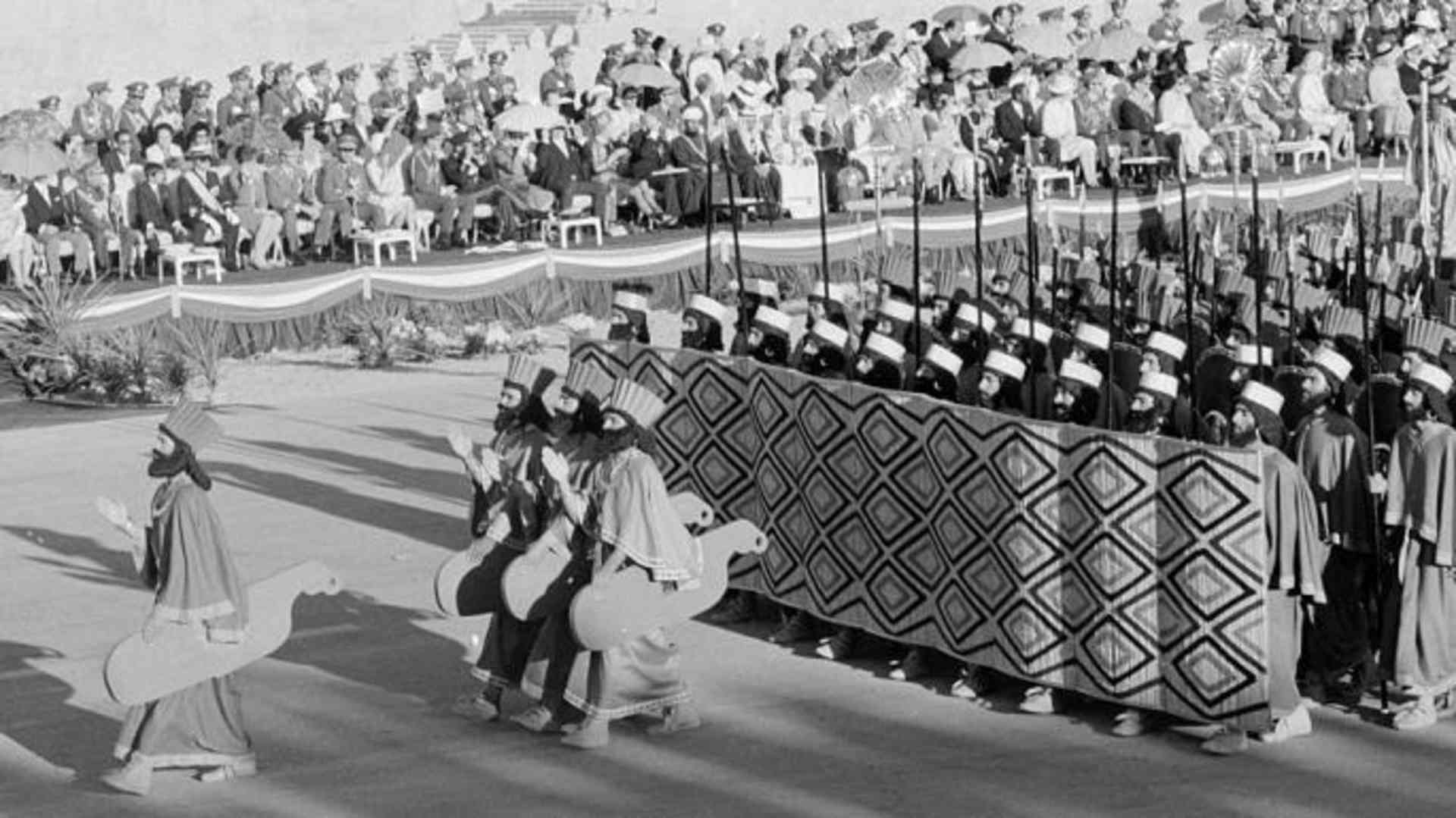 The Shah of Iran's Parties of Persepolis. (