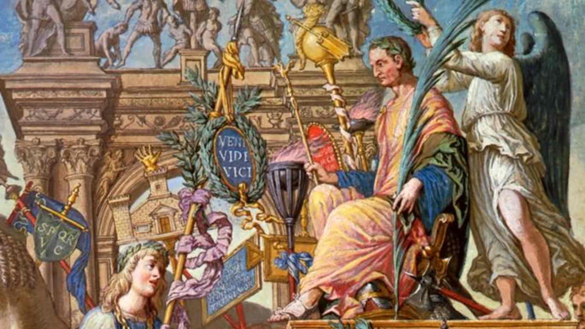 The Triumph of Julius Caesar. (Credit: IanDagnall Computing / Alamy Stock Photo)