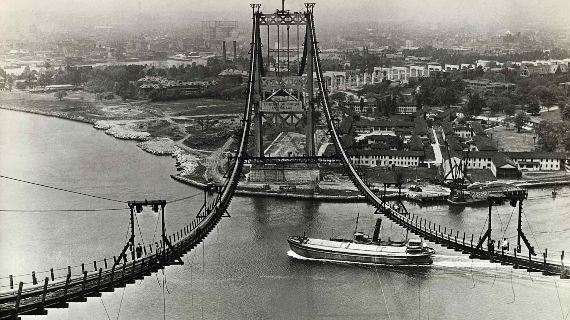 Triborough Bridge construction, New Deal infrastructure projects