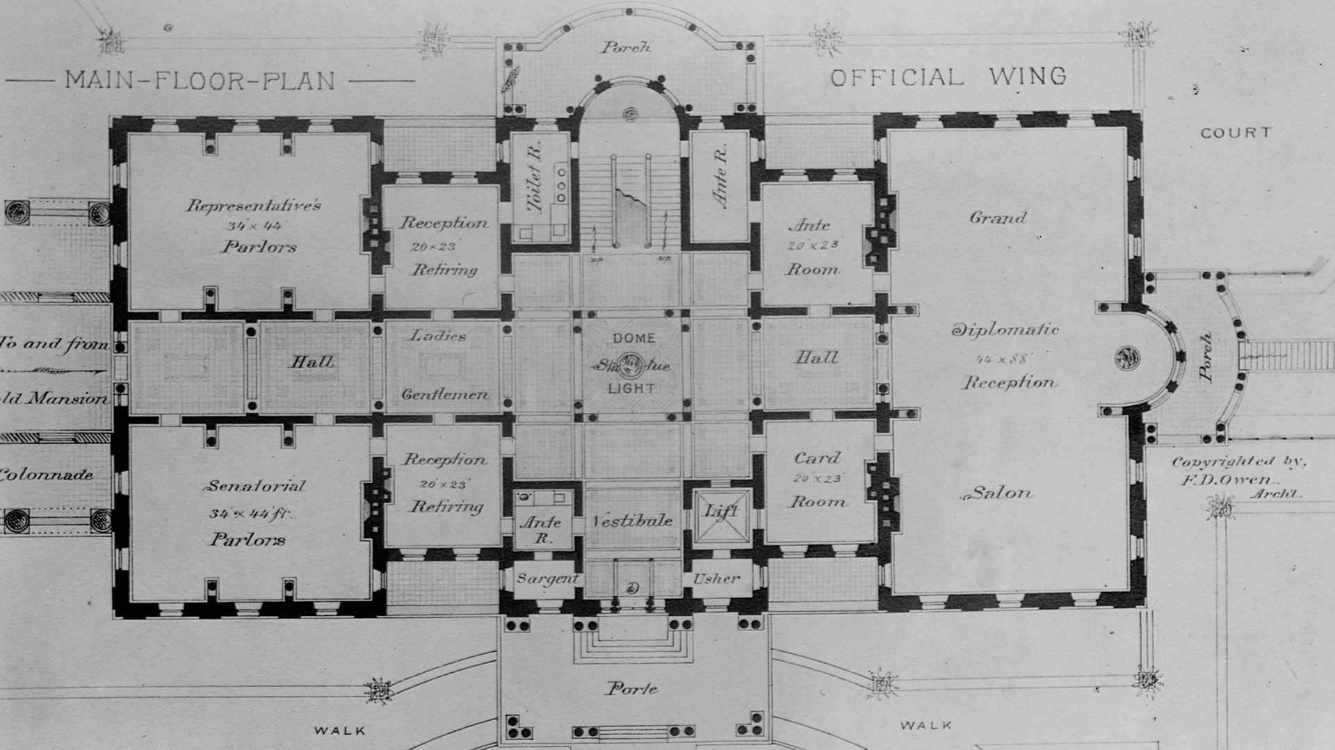 White House floor plan