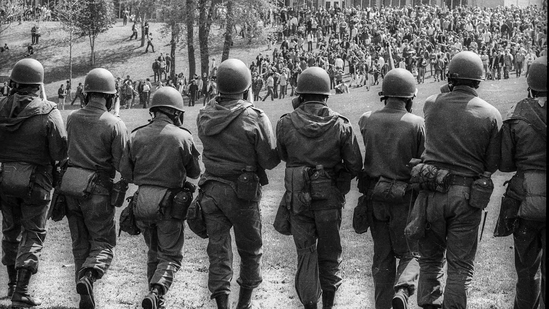 National Guard Advances On KSU Students