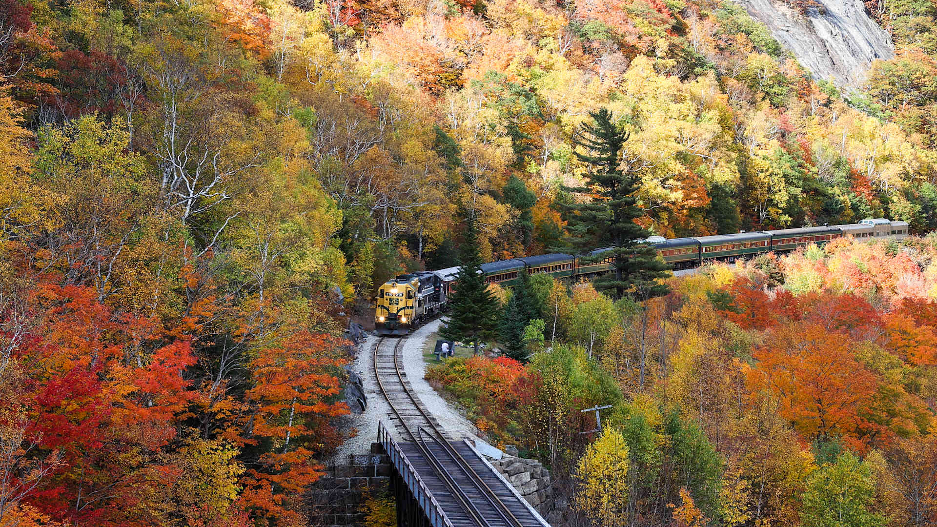 Fall foliage in New Hampshire