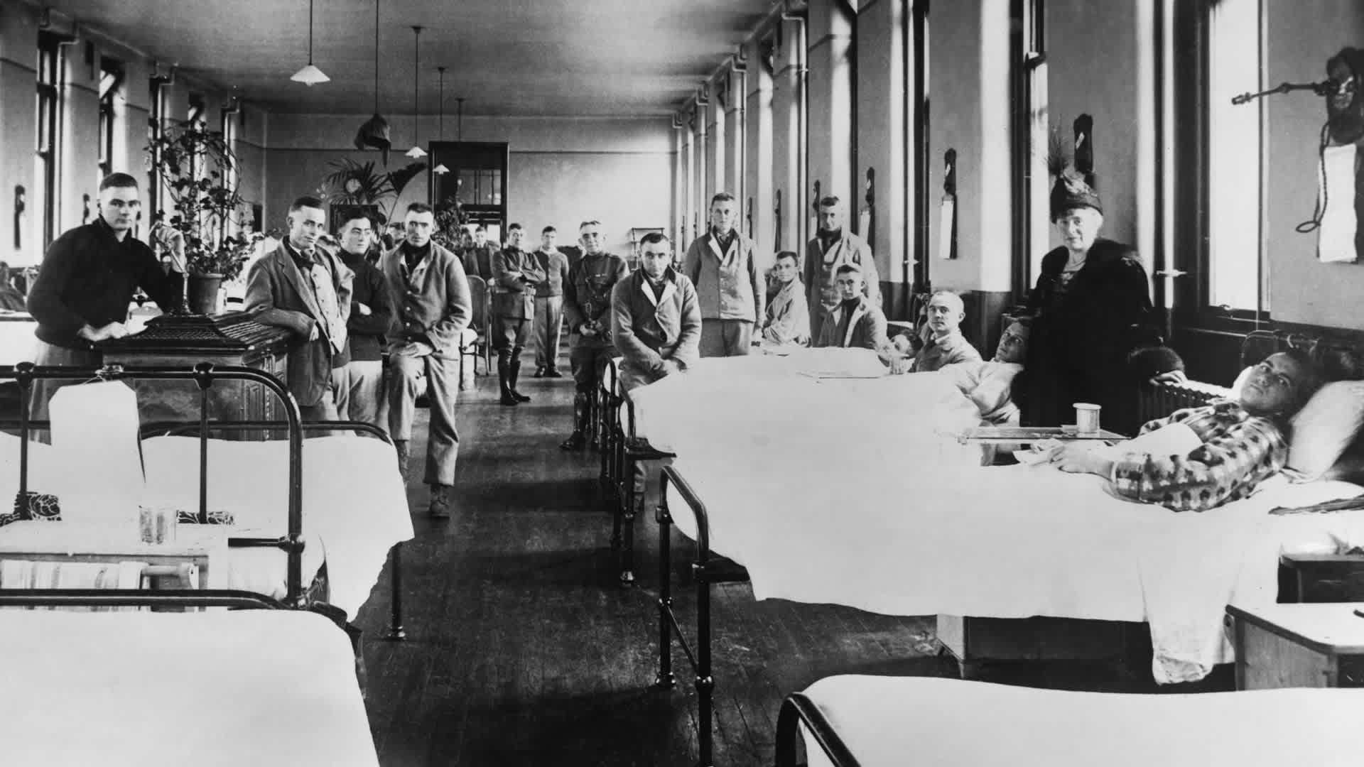 1918 Flu Pandemic, World War I hospital