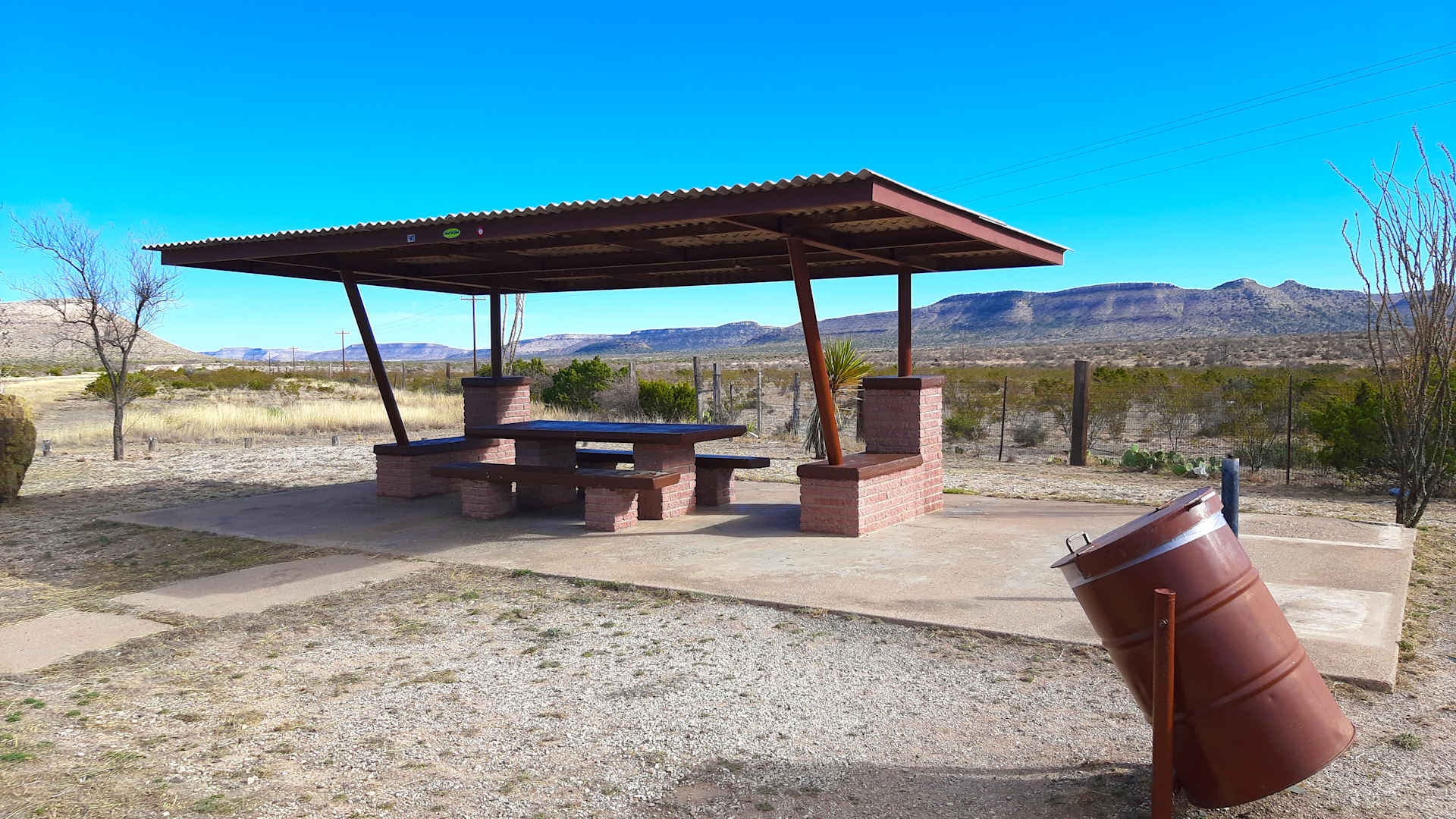 Old Style Texas Rest Area 1