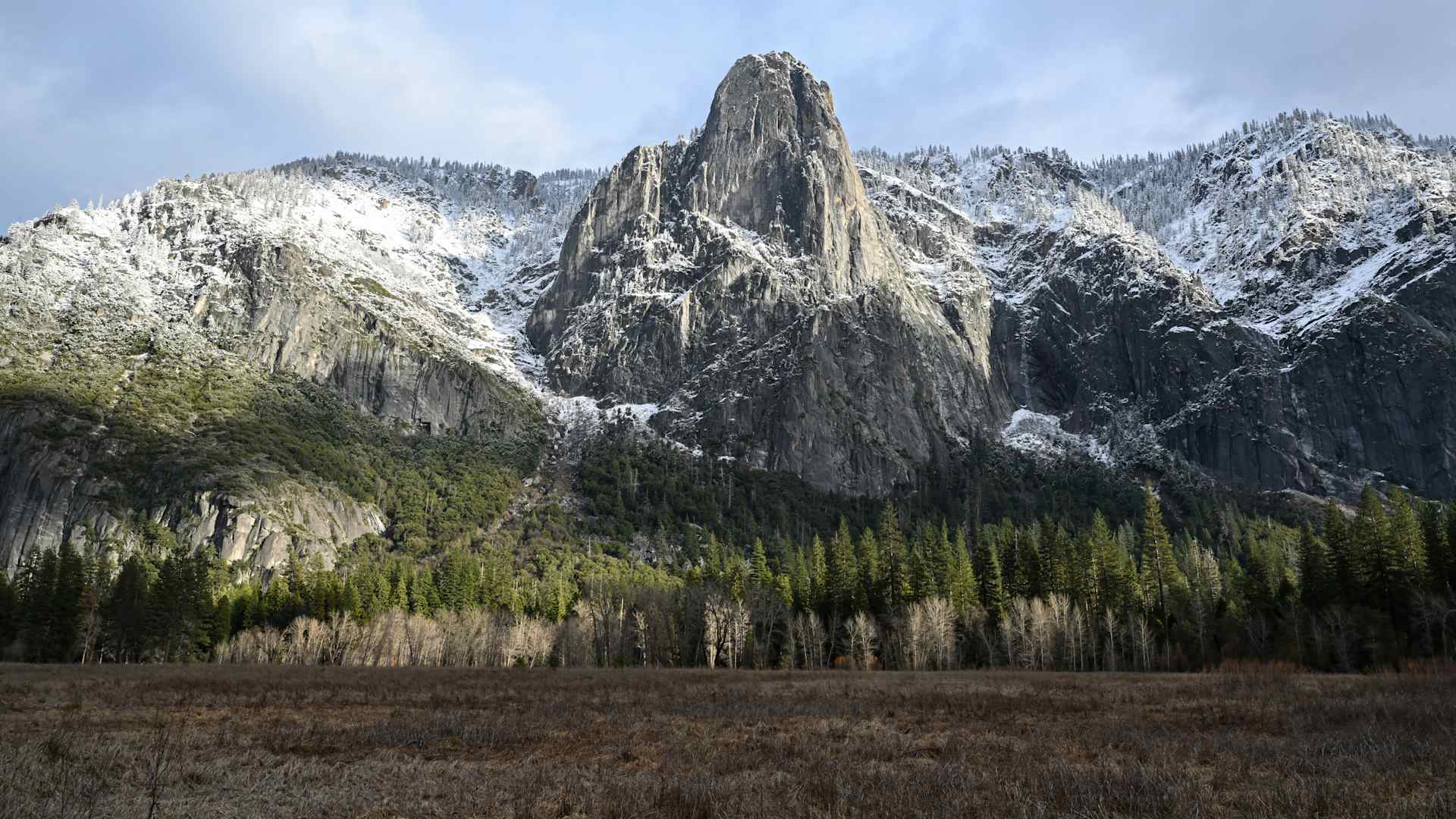 Scenic spots at Yosemite National Park in California