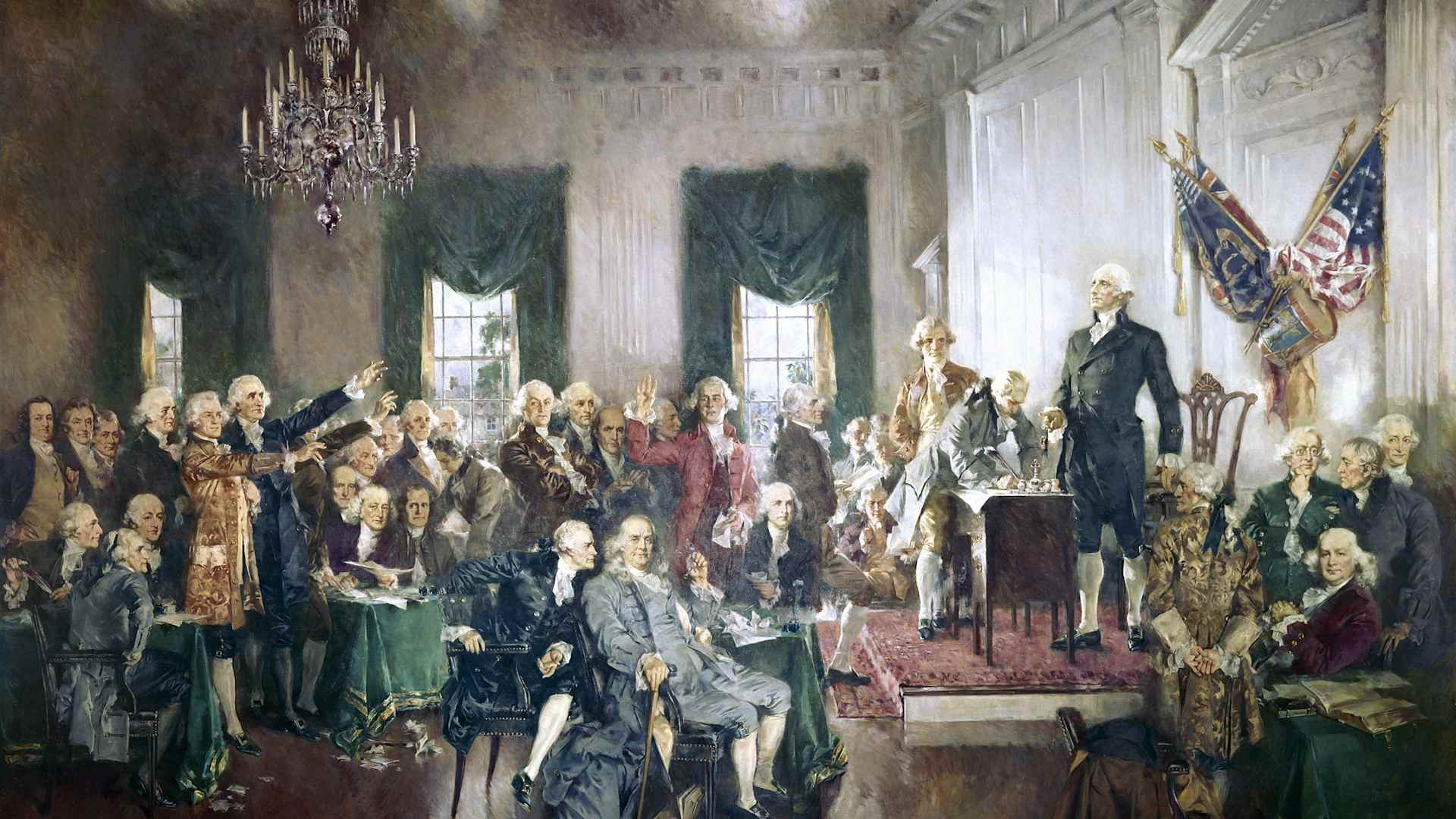Signing The US Constitution