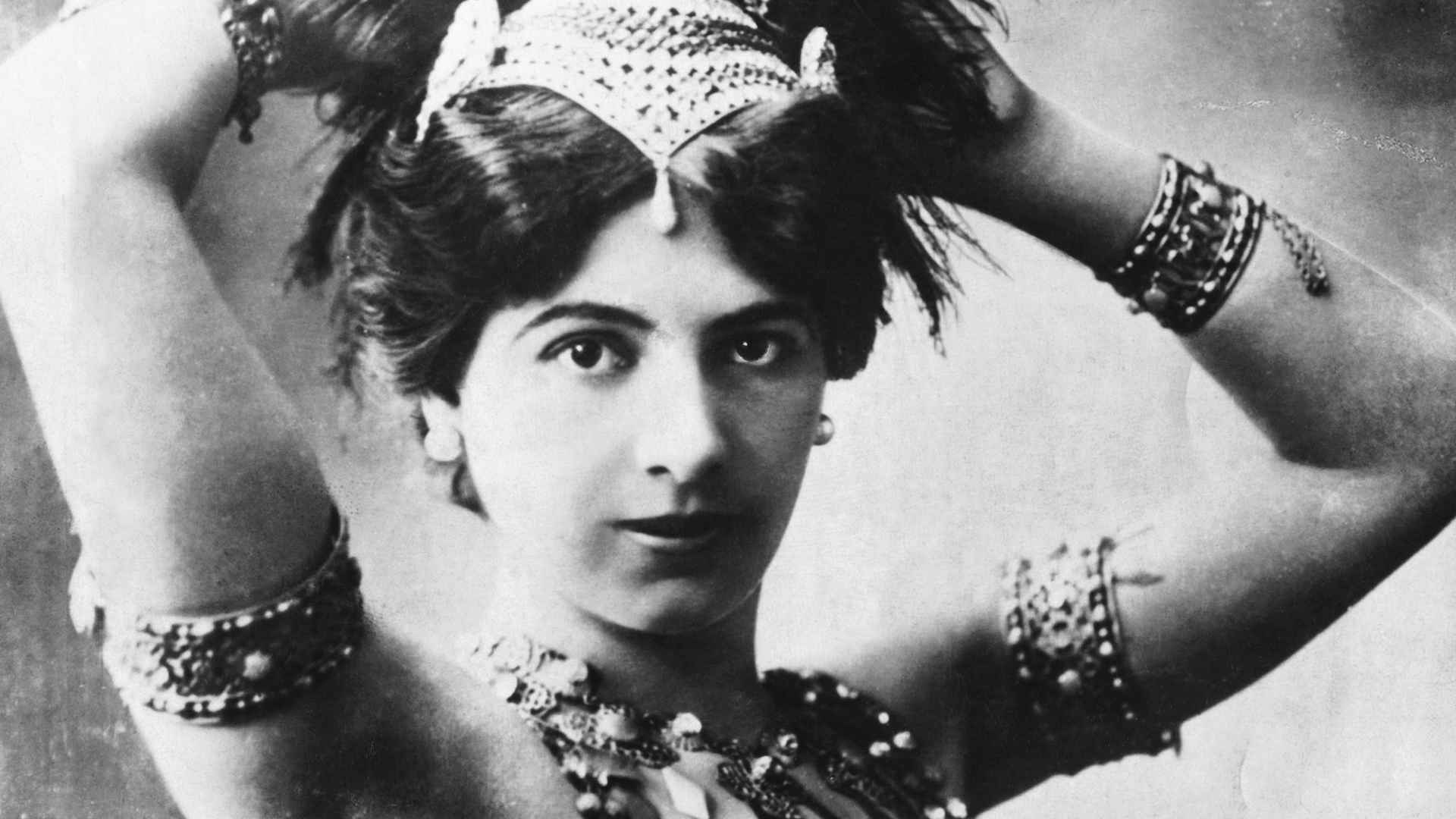 Mata Hari Posed in Youthful Glory