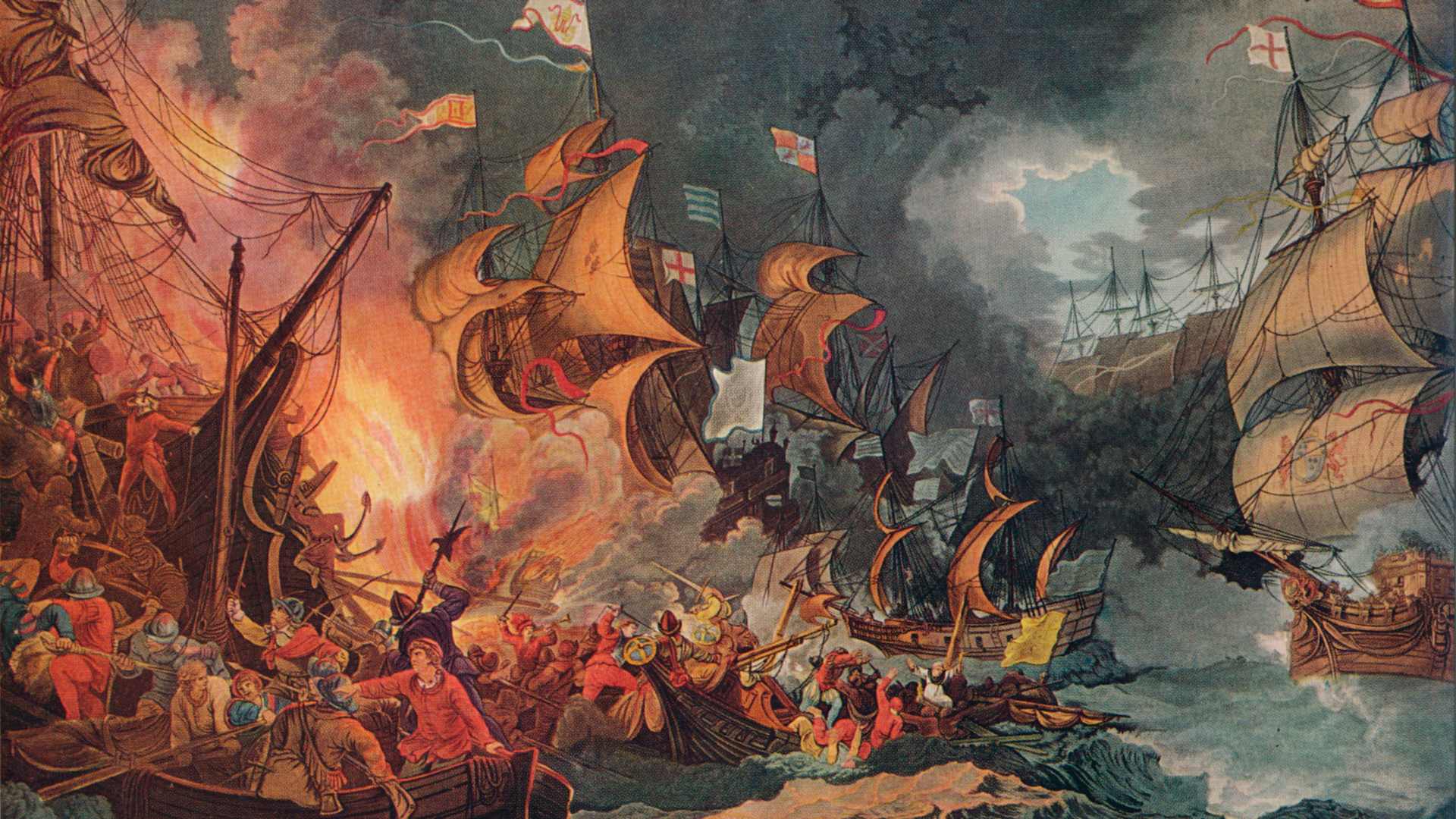 Defeat of the Spanish Armada