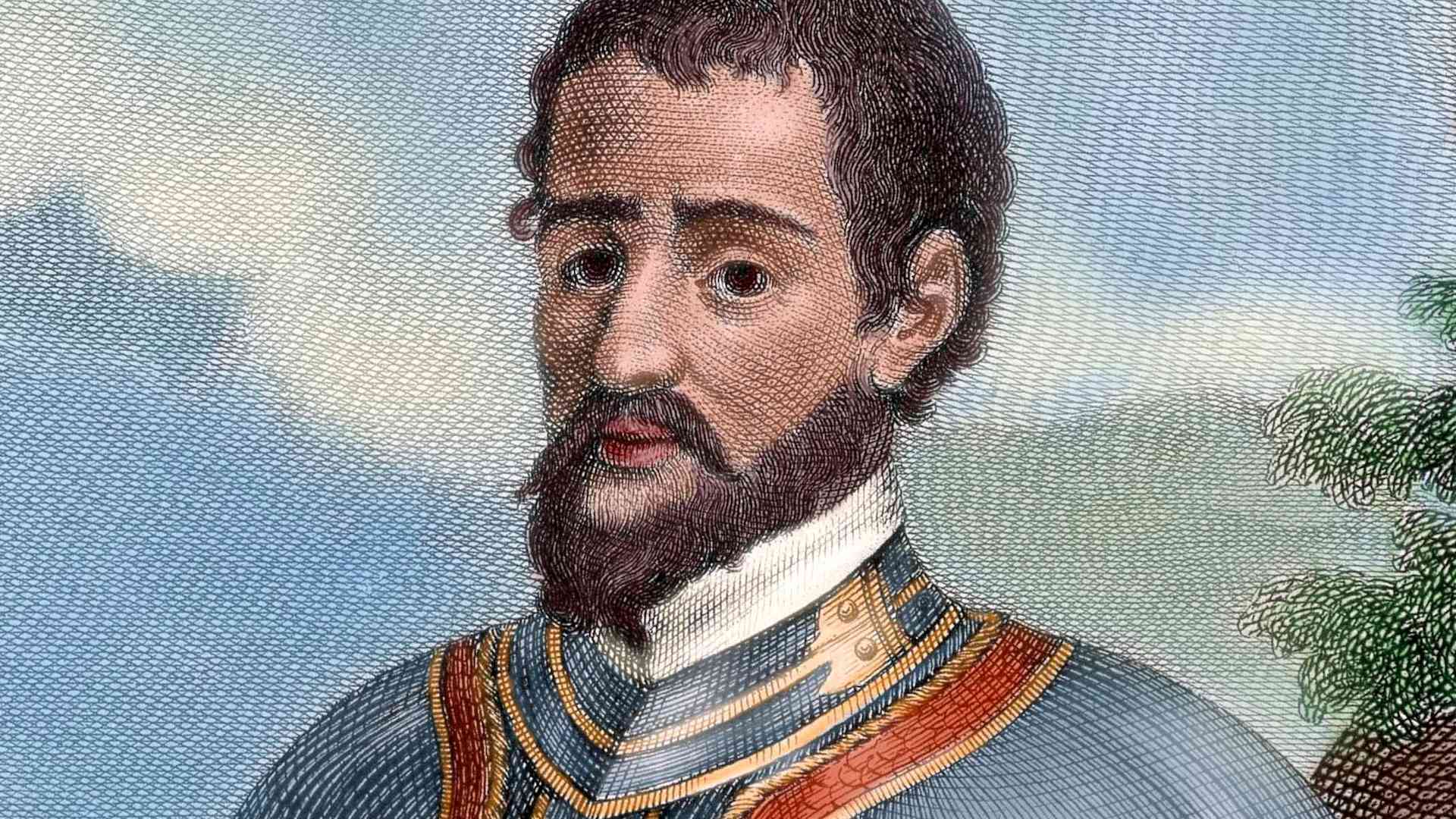 Hernando de Soto (c.1496/1497-1542). Spanish explorer and conquistador.