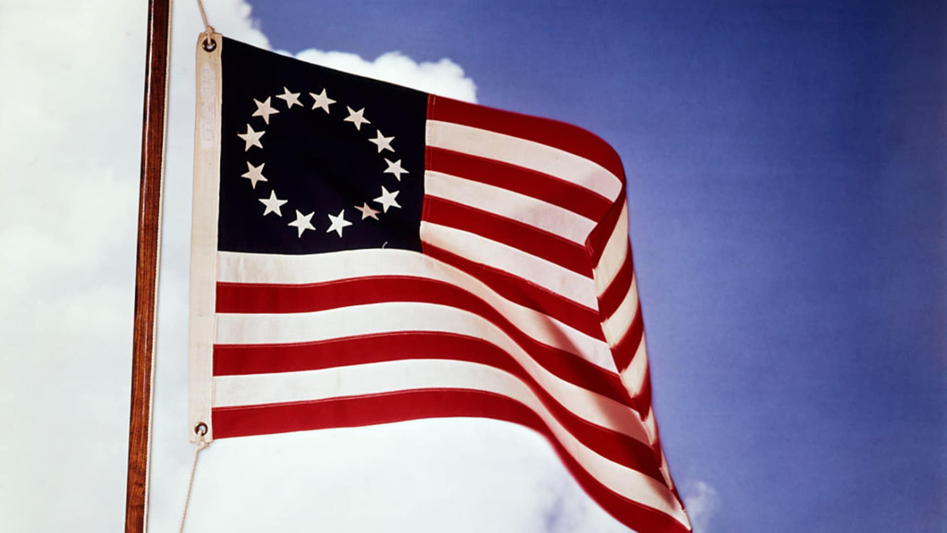 1700s 1770s AMERICAN FLAG...