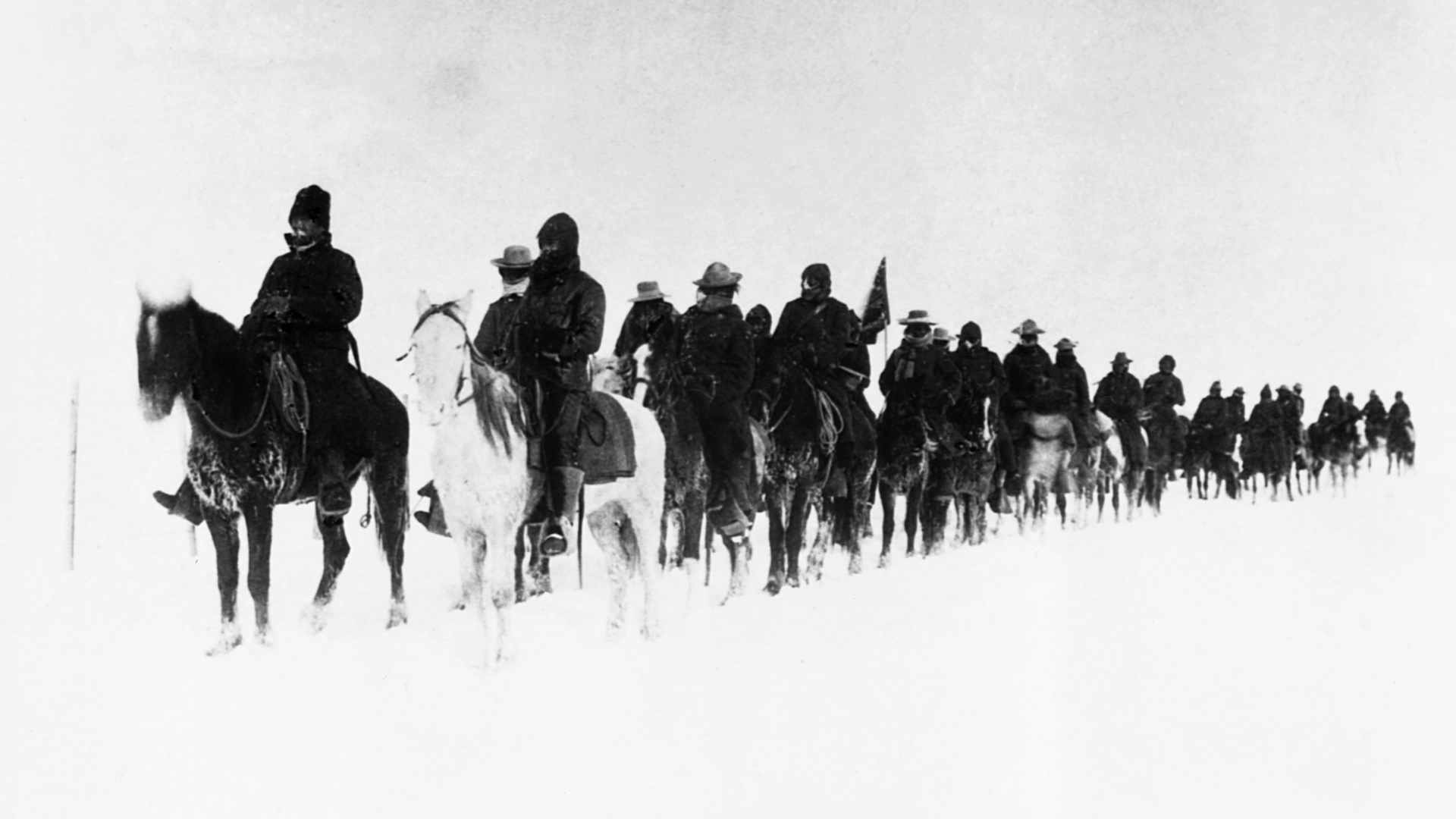 Soldiers Returning from Wounded Knee