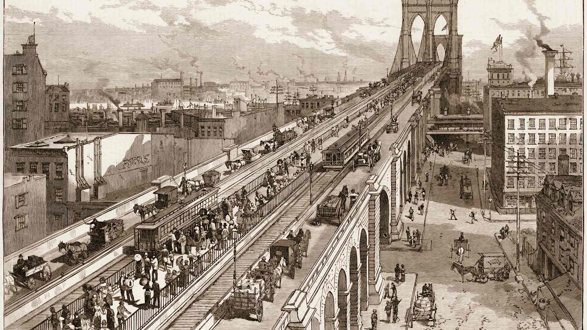 Crossing The Brooklyn Bridge