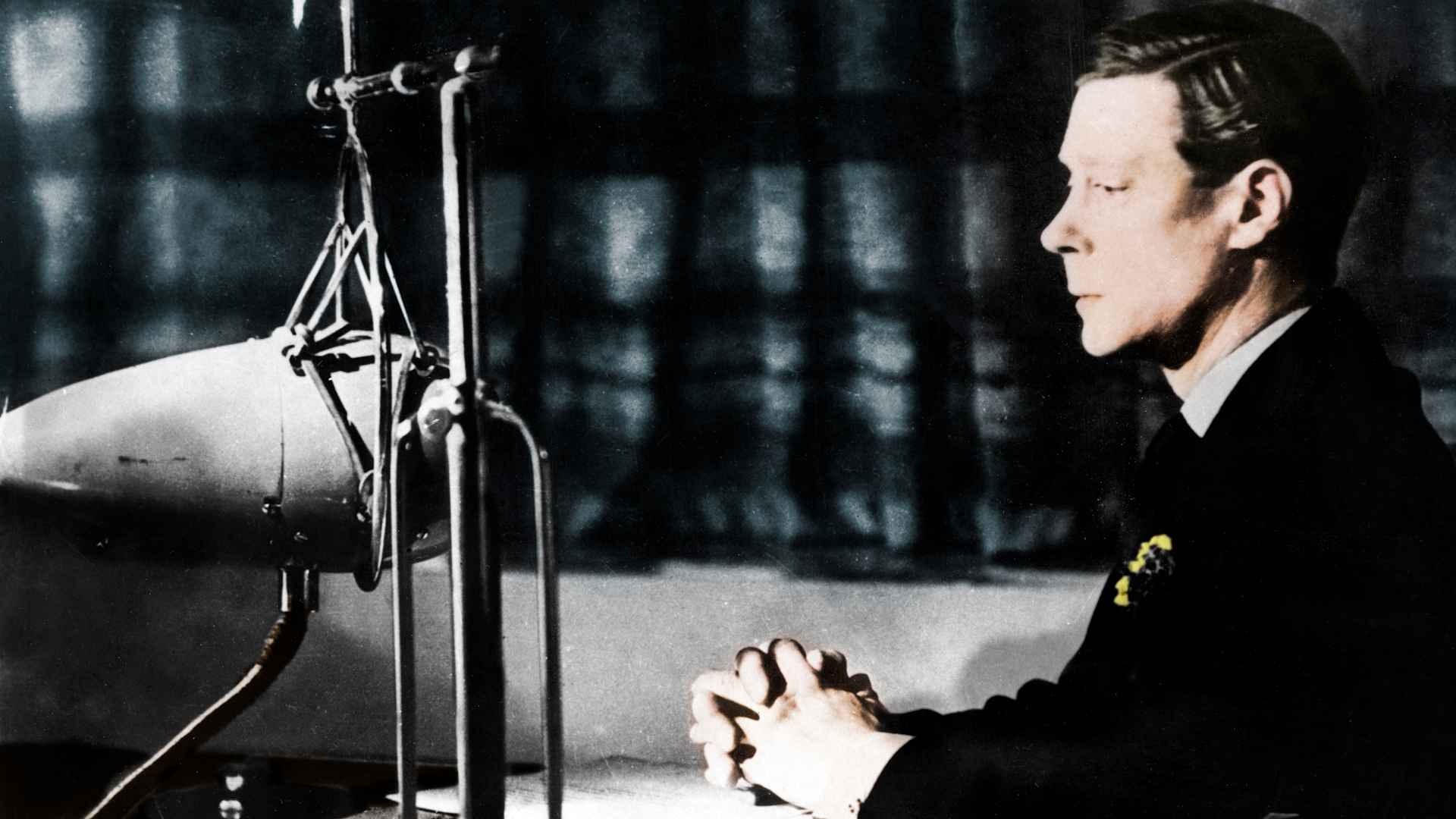 Edward Viii Giving His Abdication Broadcast To The Nation And The Empire, 11Th December 1936