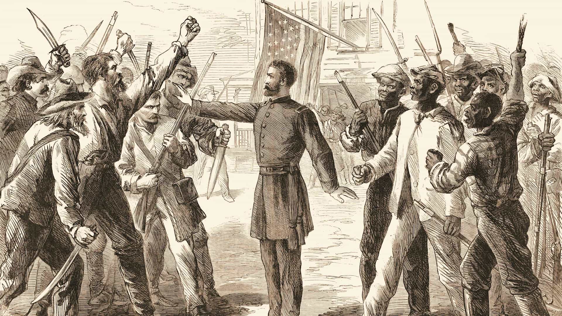 Freedmen's Bureau Agent Intercedes