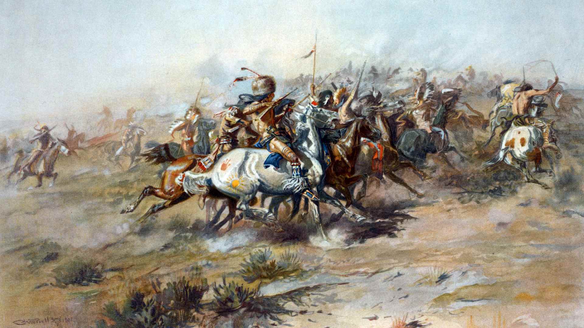 The Custer Fight 1903.
