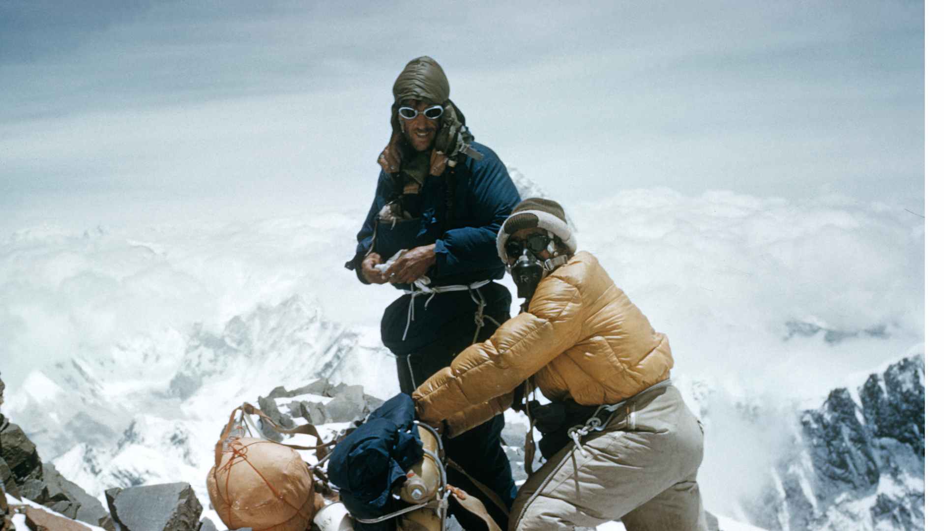 Edmund Hillary and Tenzing Norgay