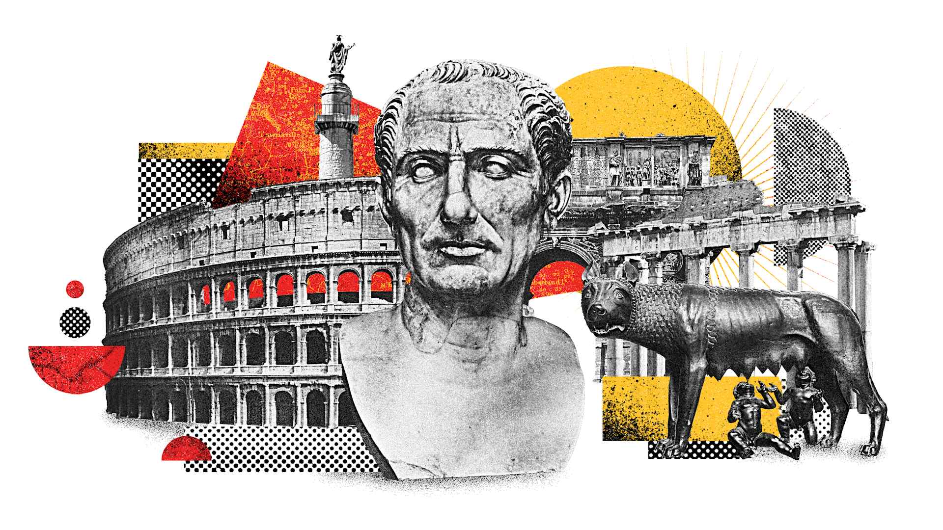 History.com Ancient Rome Collage