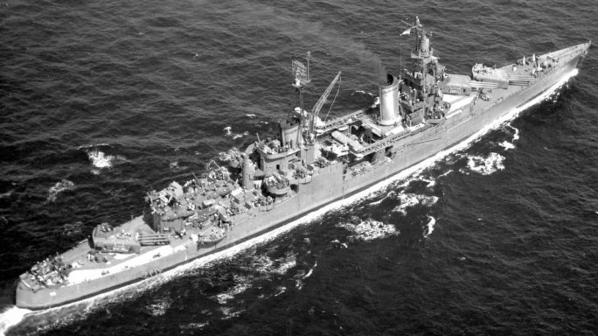 USS Indianapolis, 1945