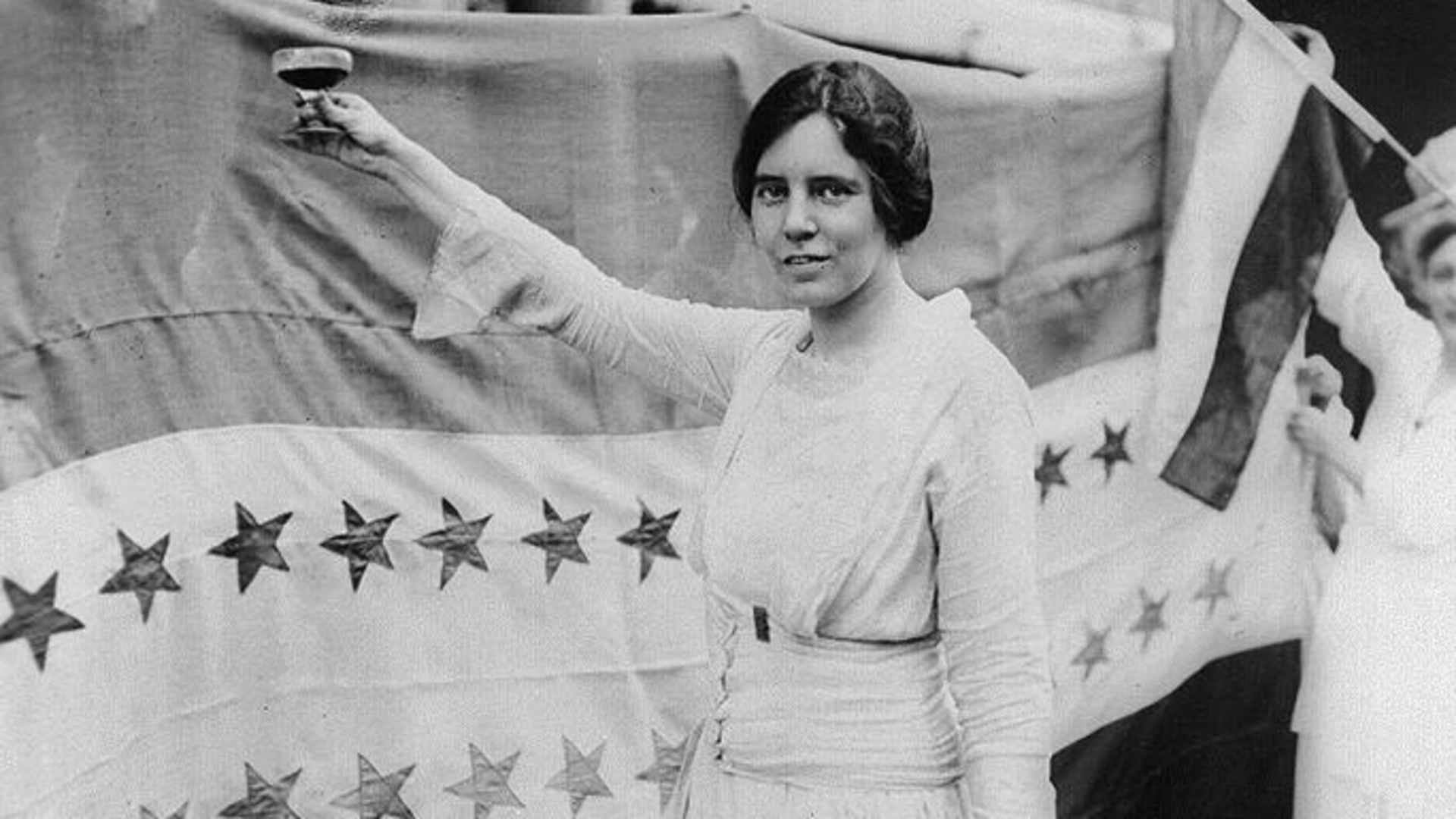 Alice Paul, American suffragist, 1920.