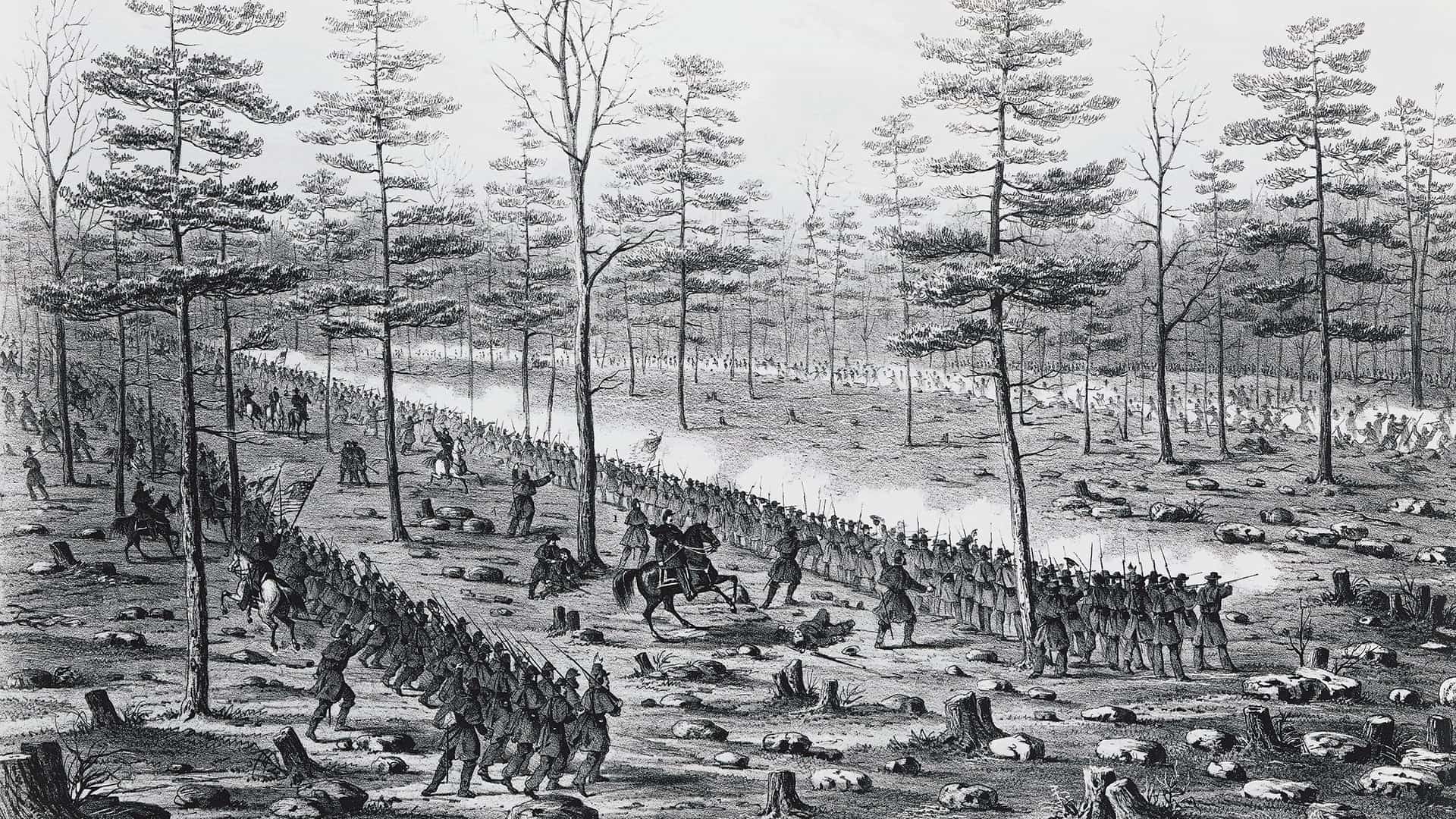 Battle of Stone River or the Battle of Murfreesboro, December 31, 1862- January 2, 1863, American Civil War, engraving, United States of America, 19th century.