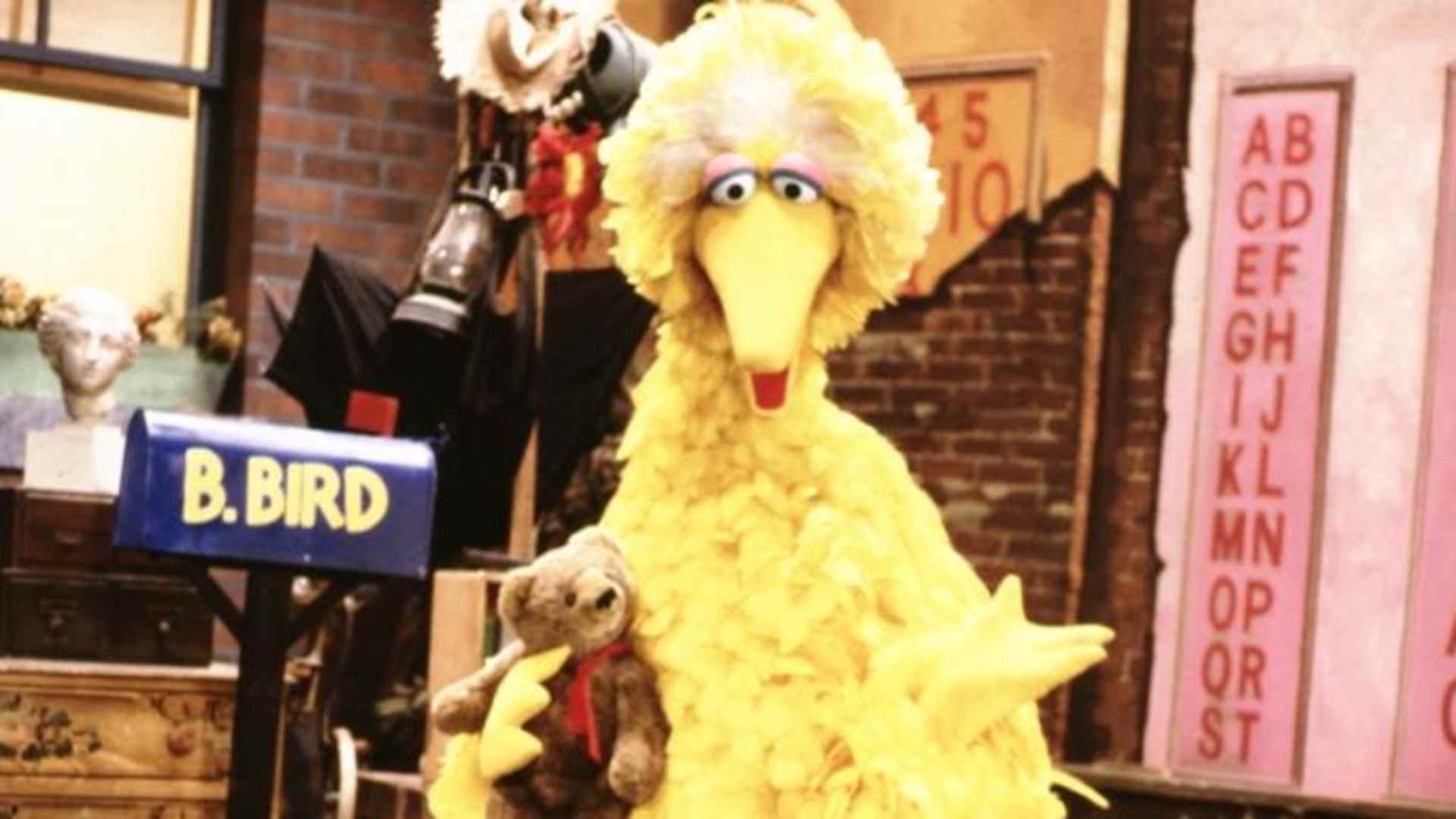 Big Bird from Sesame Street, 1969.