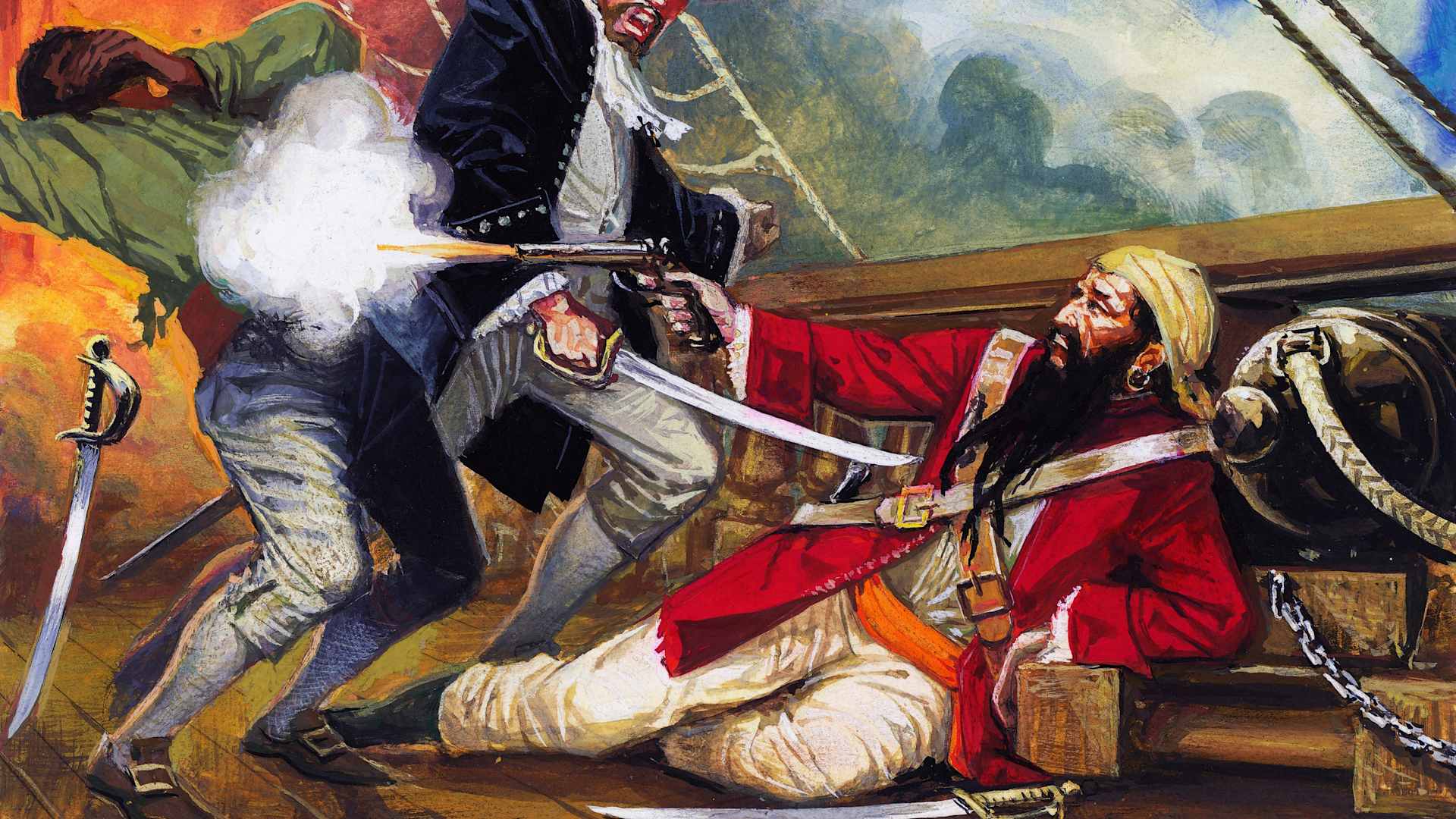 The Death of Blackbeard
