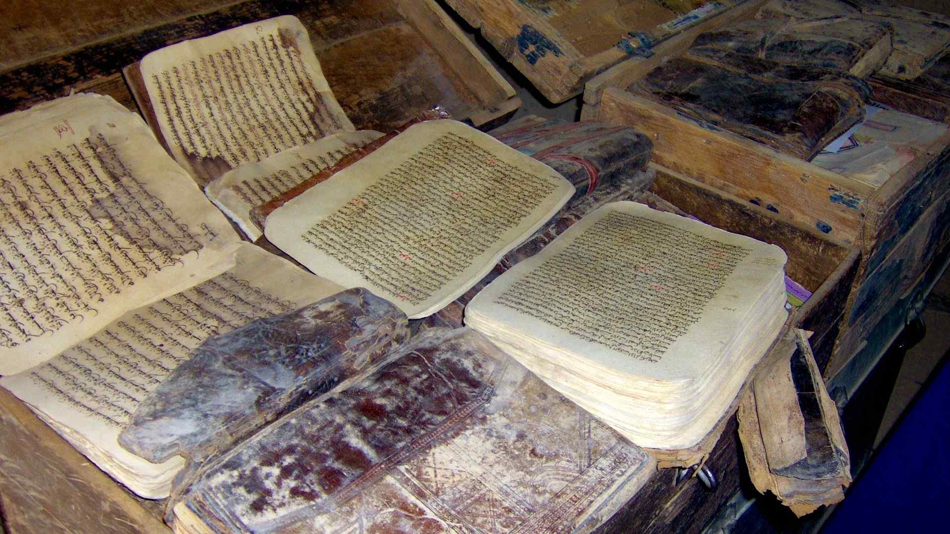 Ancient manuscripts of Timbuktu.