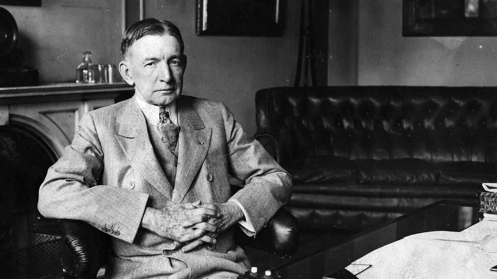 Charles Gates Dawes, vice president under Calvin Coolidge, circa 1924.