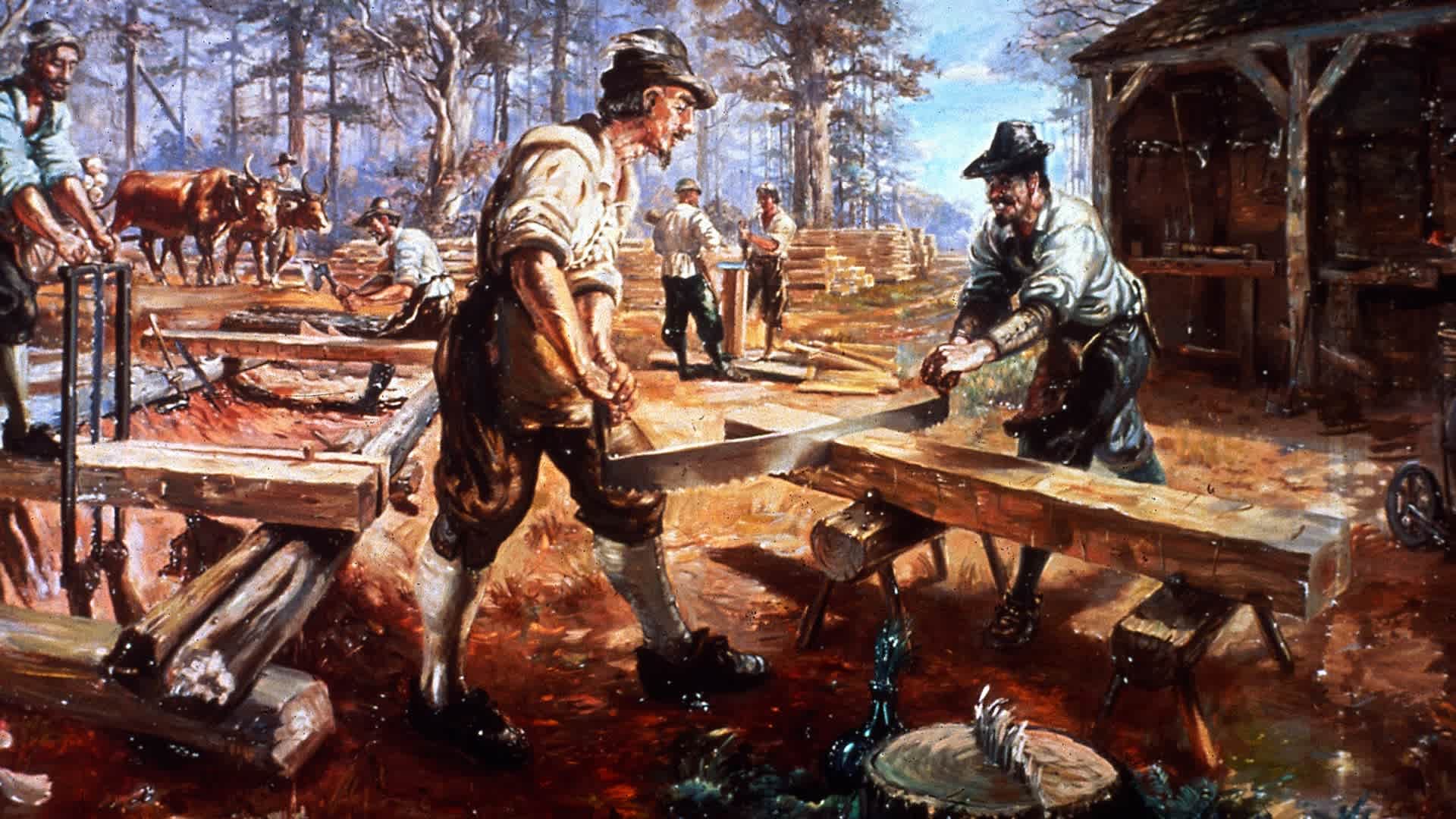 Virginia settlers, Colonial America