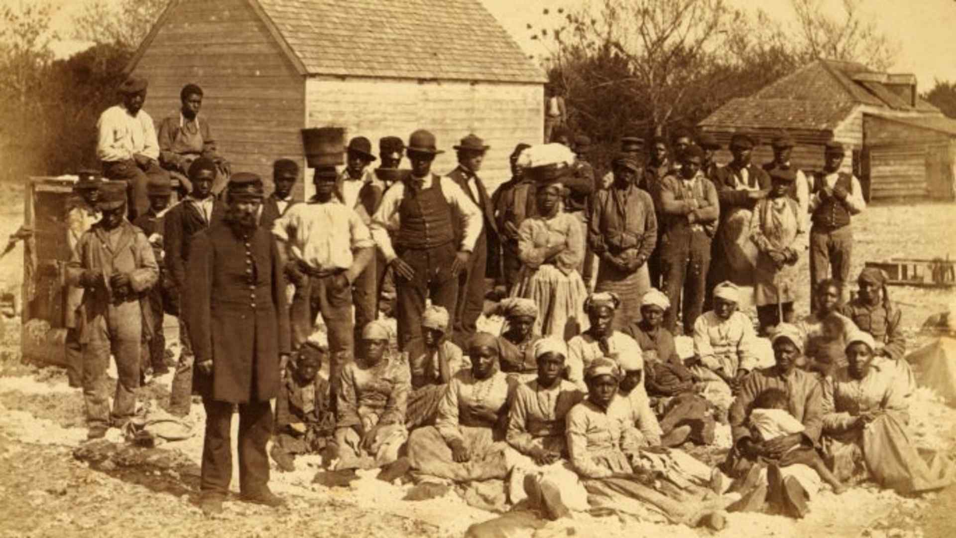 Enslaved workers of General Thomas F. Drayton, in Hilton Head, S.C., 1862
