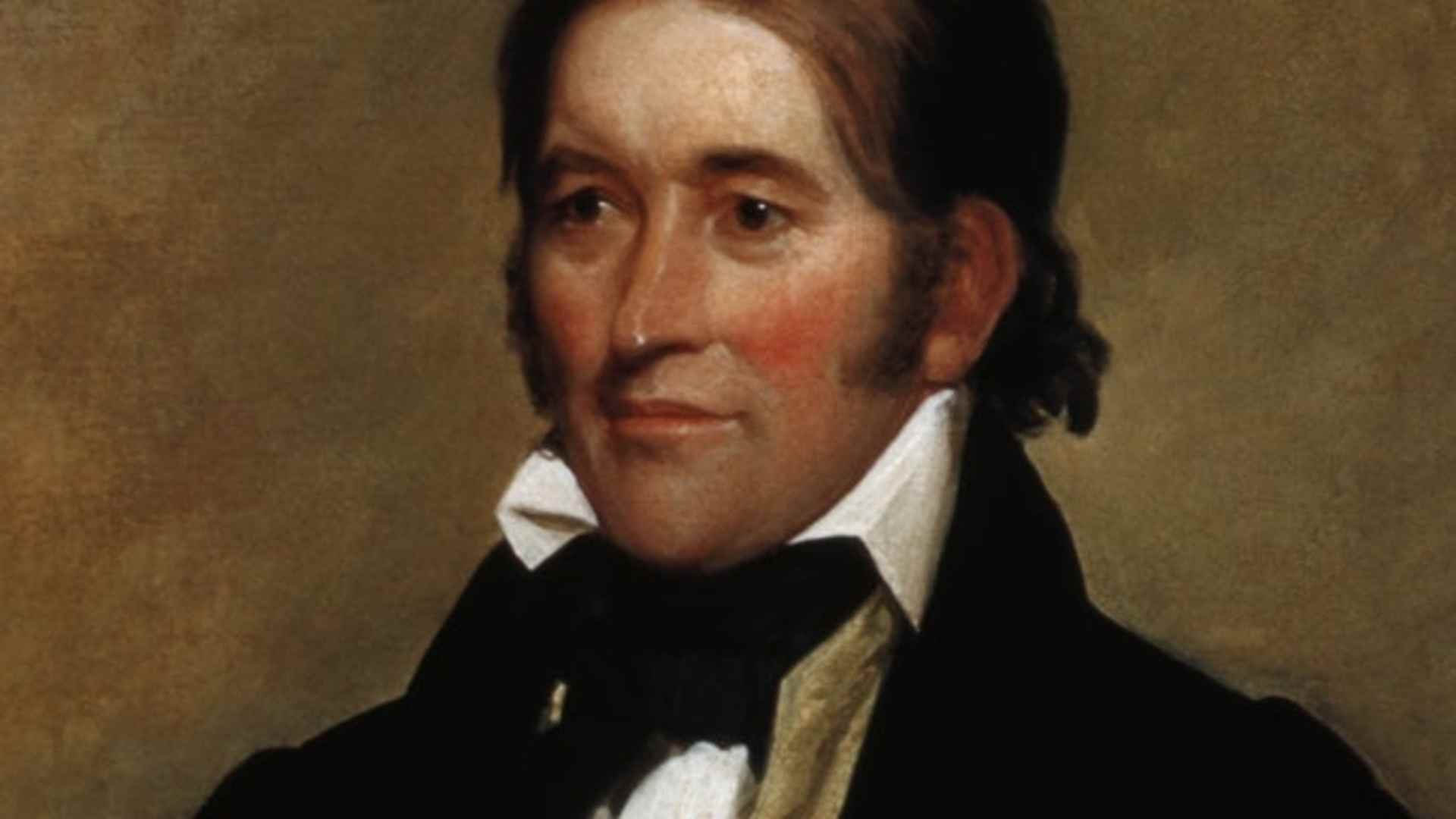 Portrait of Davy Crockett by John Neagle
