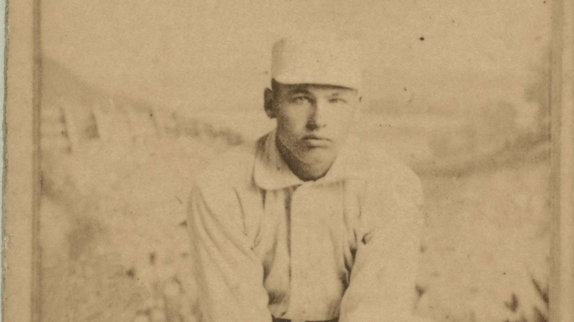 Dummy Hoy, Washington Statesmen, baseball card portrait - Image ID: WAT4EB (RM)