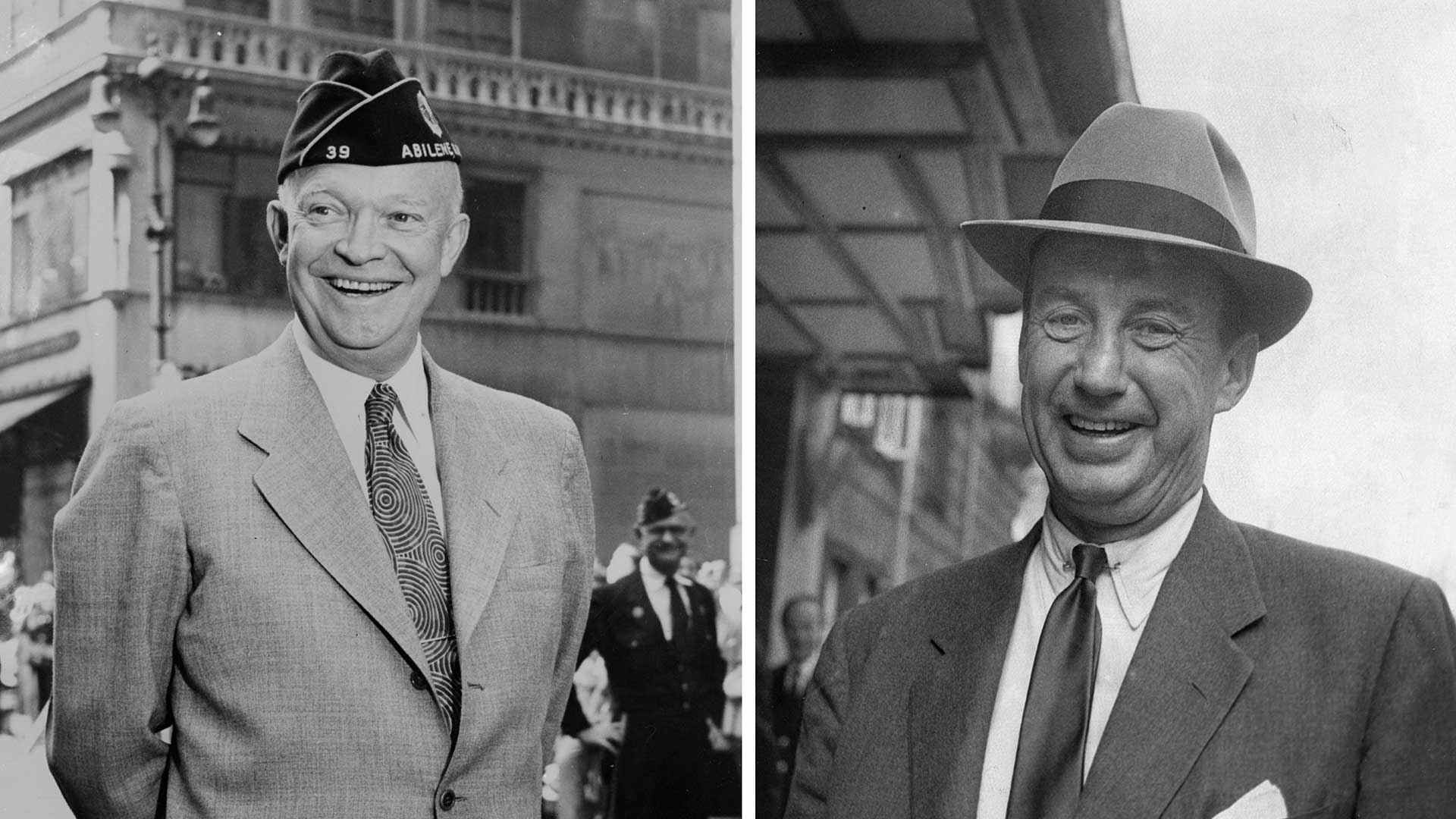 Dwight D. Eisenhower and Adlai Stevenson