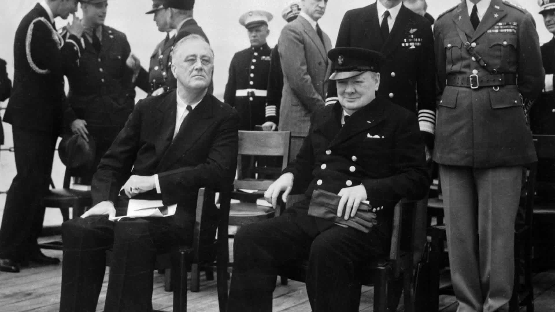 President Franklin Roosevelt and Prime Minister Winston Churchill, 1941, The Secret British Campaign to Persuade the U.S. to Enter WWII