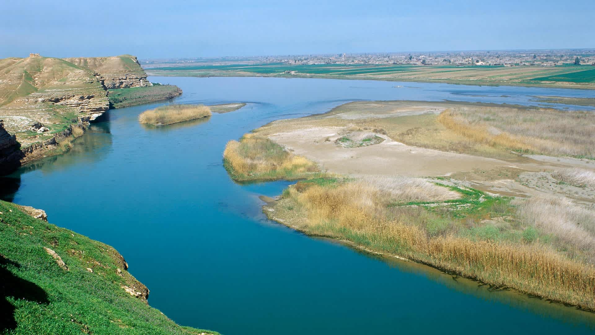 Euphrates Valley.Syria. Euphrates Valley. Panorama. (Photo by PHAS/Universal Images Group via Getty Images)