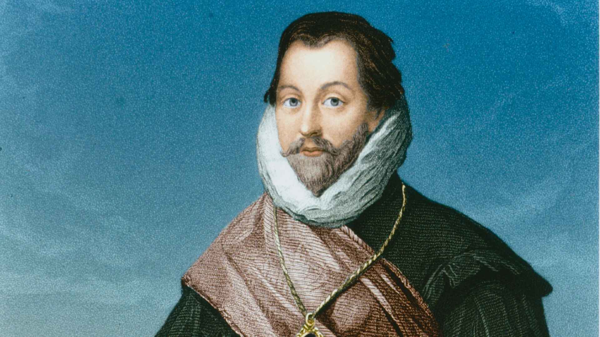 Circa 1585, Francis Drake (1540-1596). English admiral, first English sailor to reach the Pacific Ocean 1572, circumnavigated the globe 1577-80, preyed successfully on Spanish shipping, under Howard commanded in the defeat of the Spanish Armada 1588, died in the West