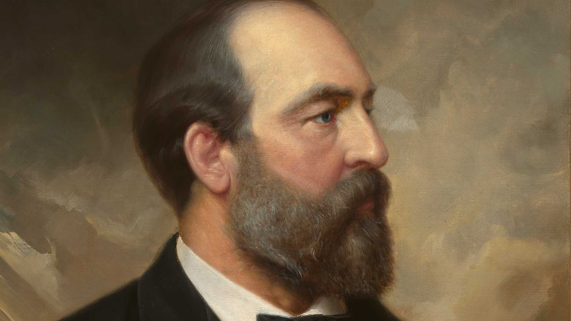 James Garfield, 1881. Artist Ole Peter Hansen Balling. (Photo by Heritage Art/Heritage Images via Getty Images)