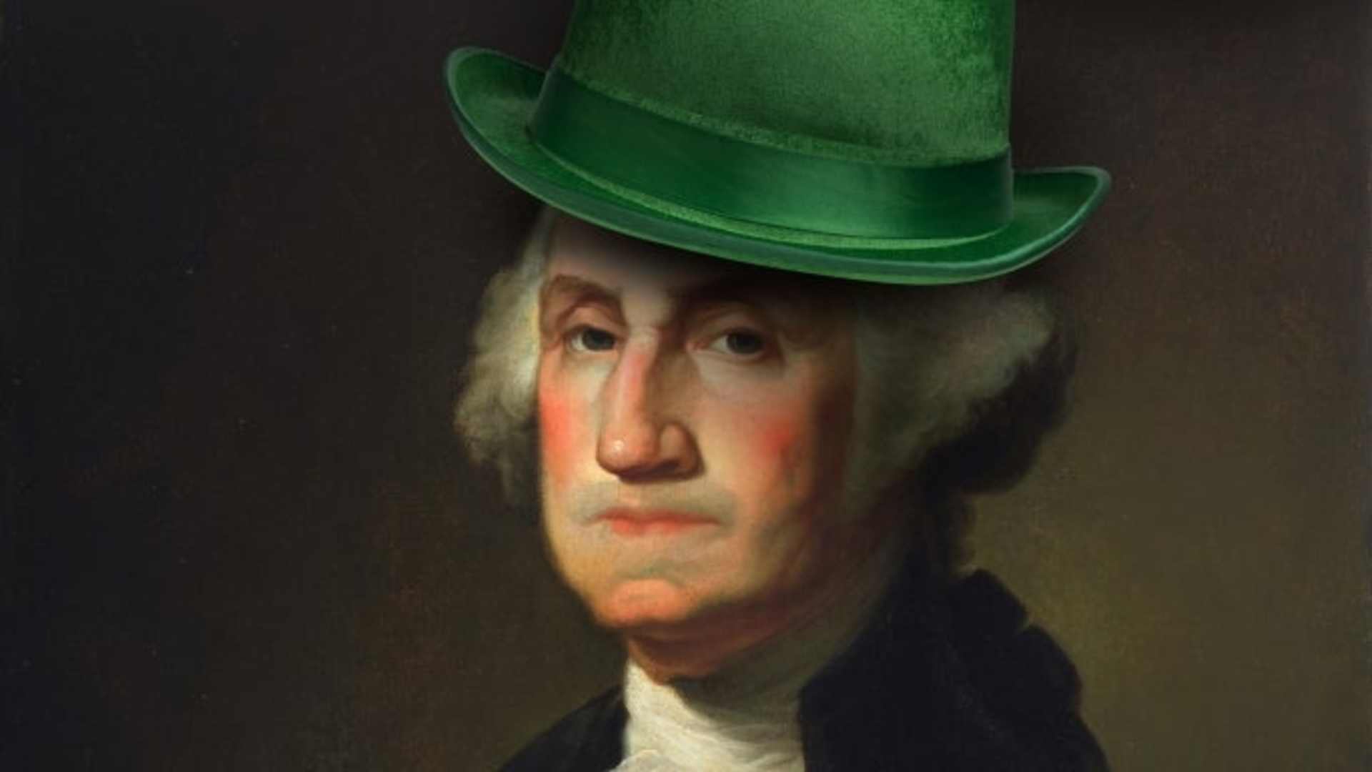 george washington, st patrick's day