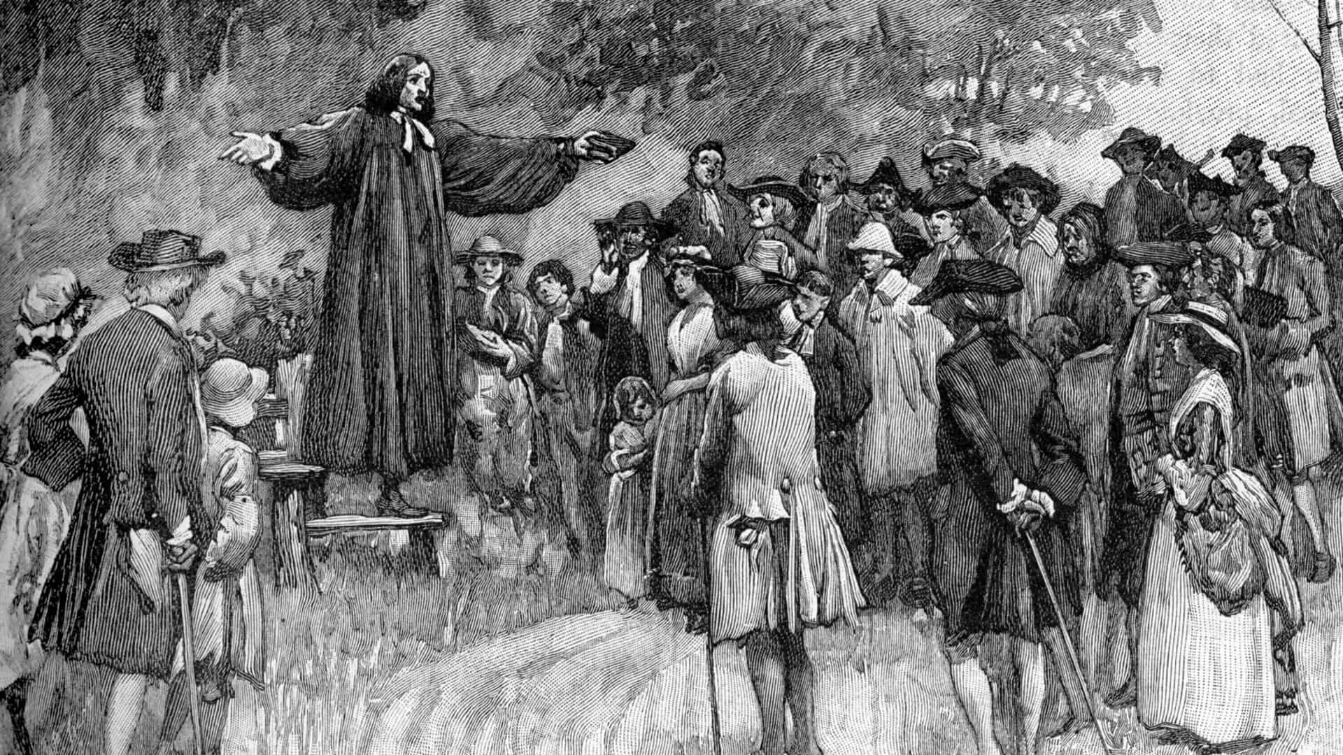 George Whitefield preachingGeorge Whitefield preaching. English Anglican priest and a founder of Methodism. Preached during the Great Awakening in 1700s in Europe and American colonies. 16 December 1714  30 September 1770. (Photo by Culture Club/Getty Images) *** Local Caption ***
